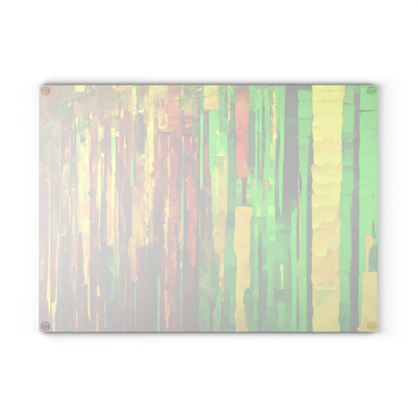 Striped Beta 11" x 15" Glass Cutting Board