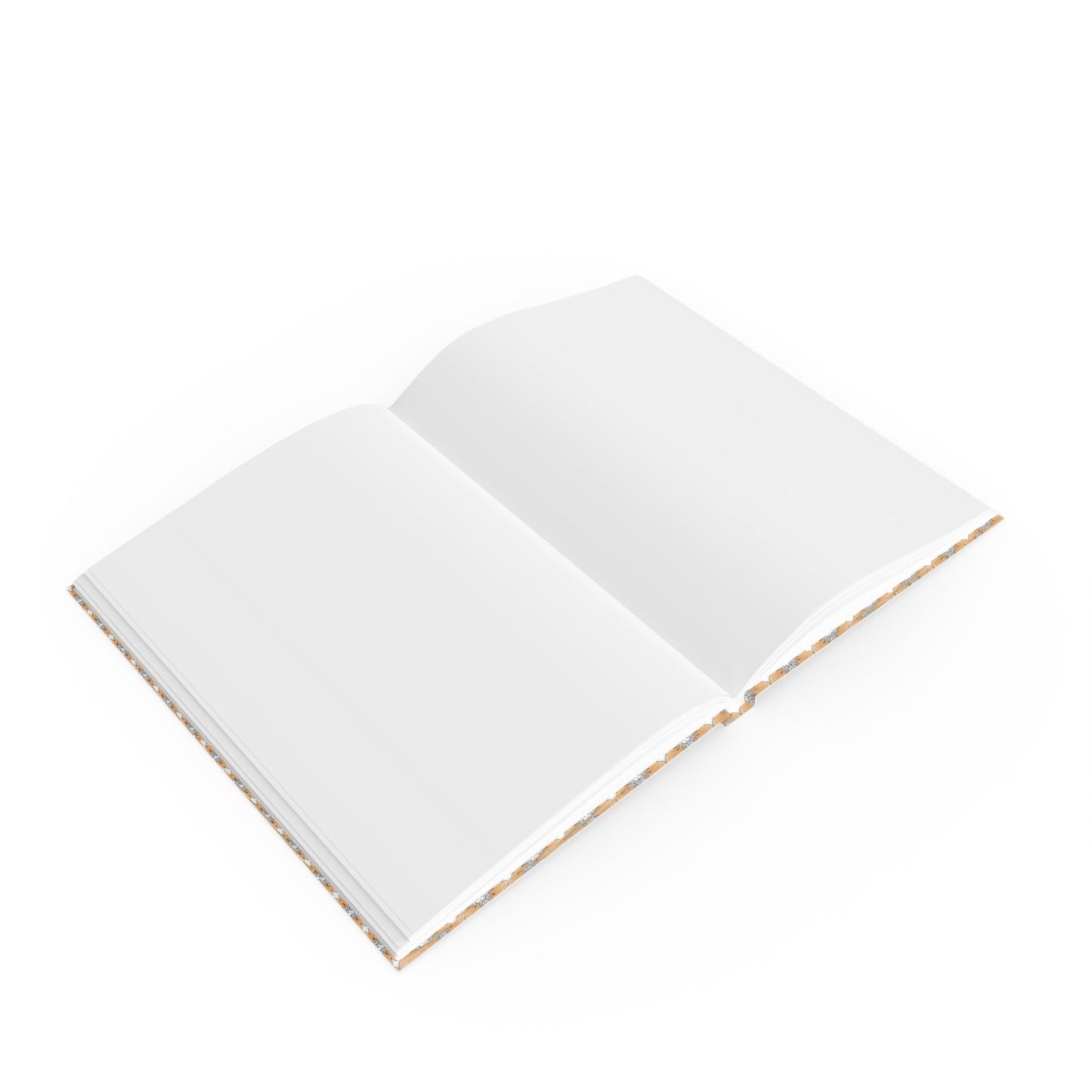 Tan Sunset Star-crossed Bodies Hard Backed Journal with 128 blank pages, 5.2" x 7.4"