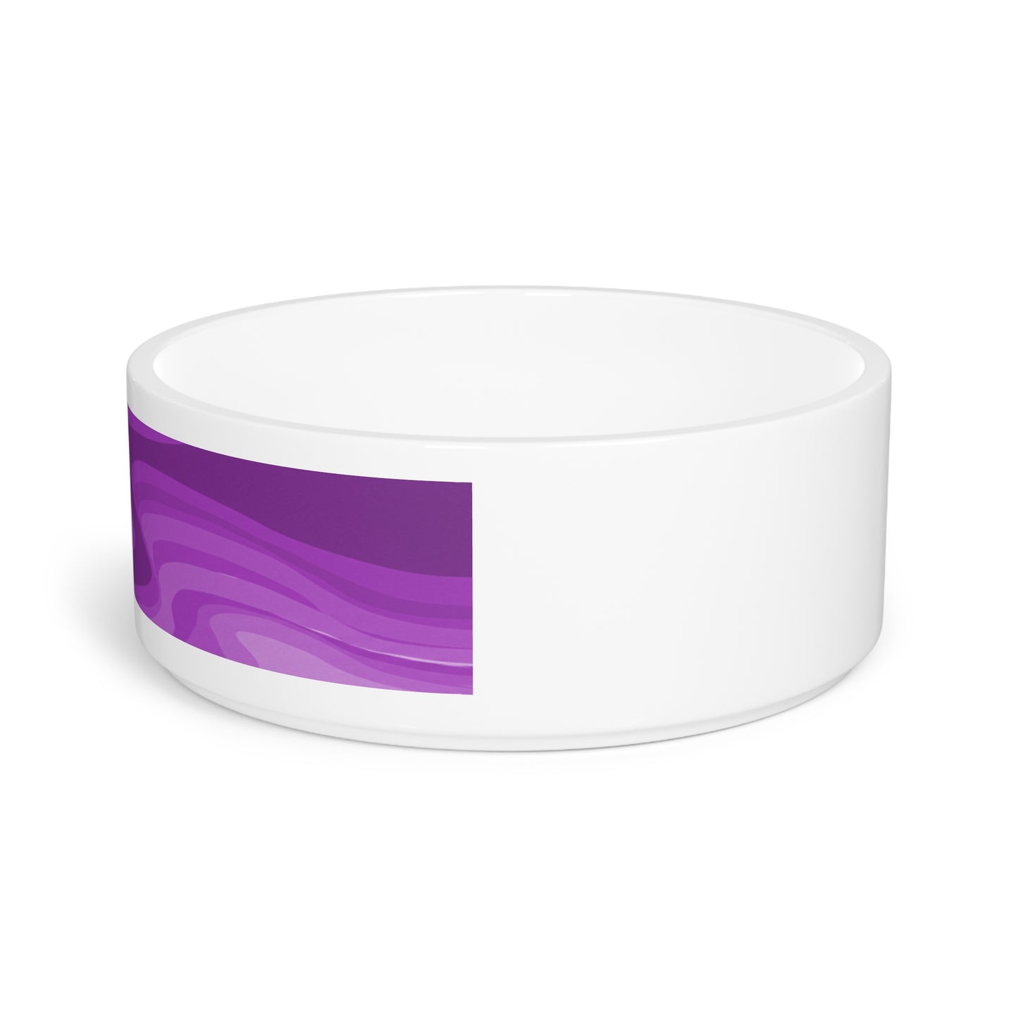 Wavey Purple Wavey 16 oz Pet Bowl
