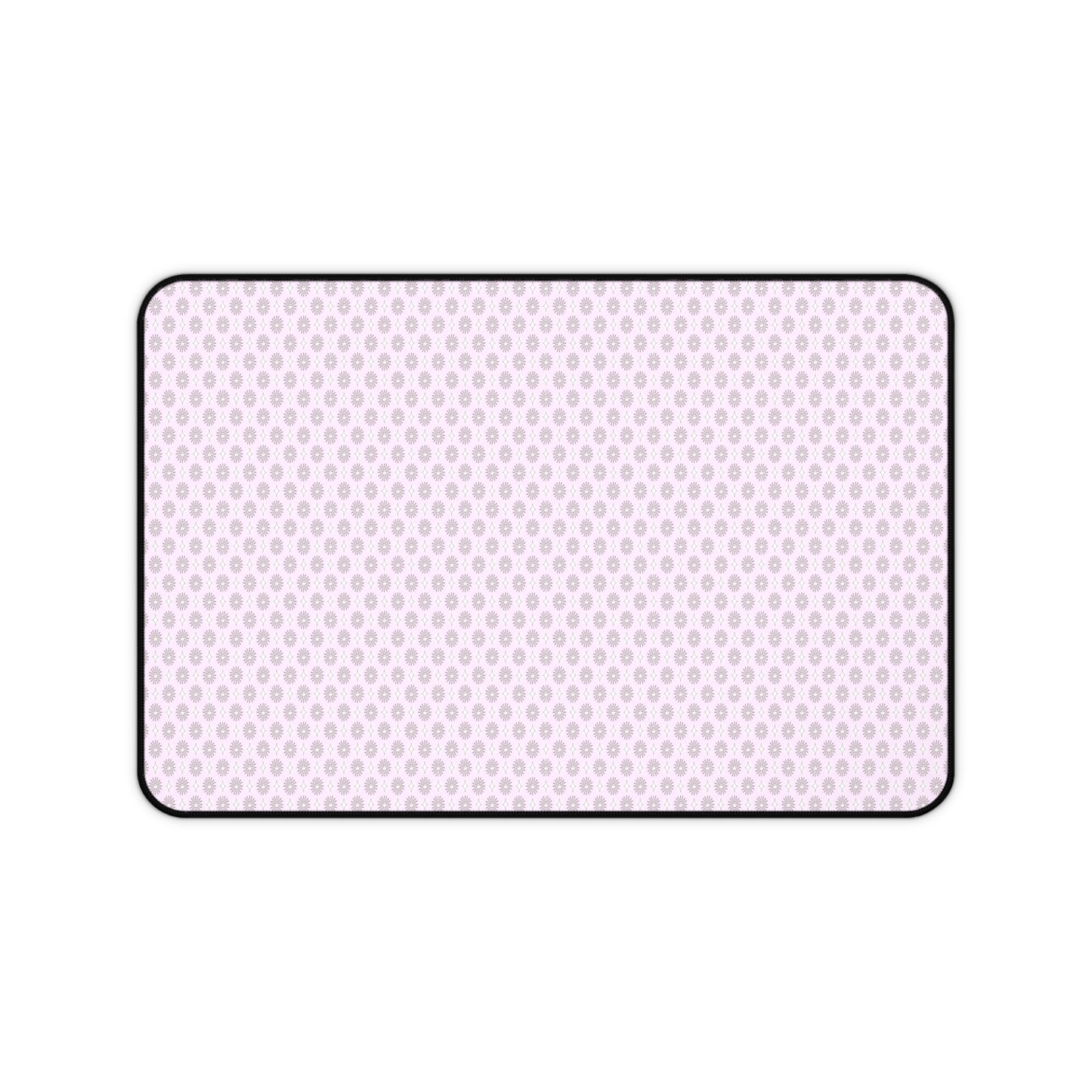 Pink Mornings Star-crossed Bodies Desk Mat, 12" x 18"