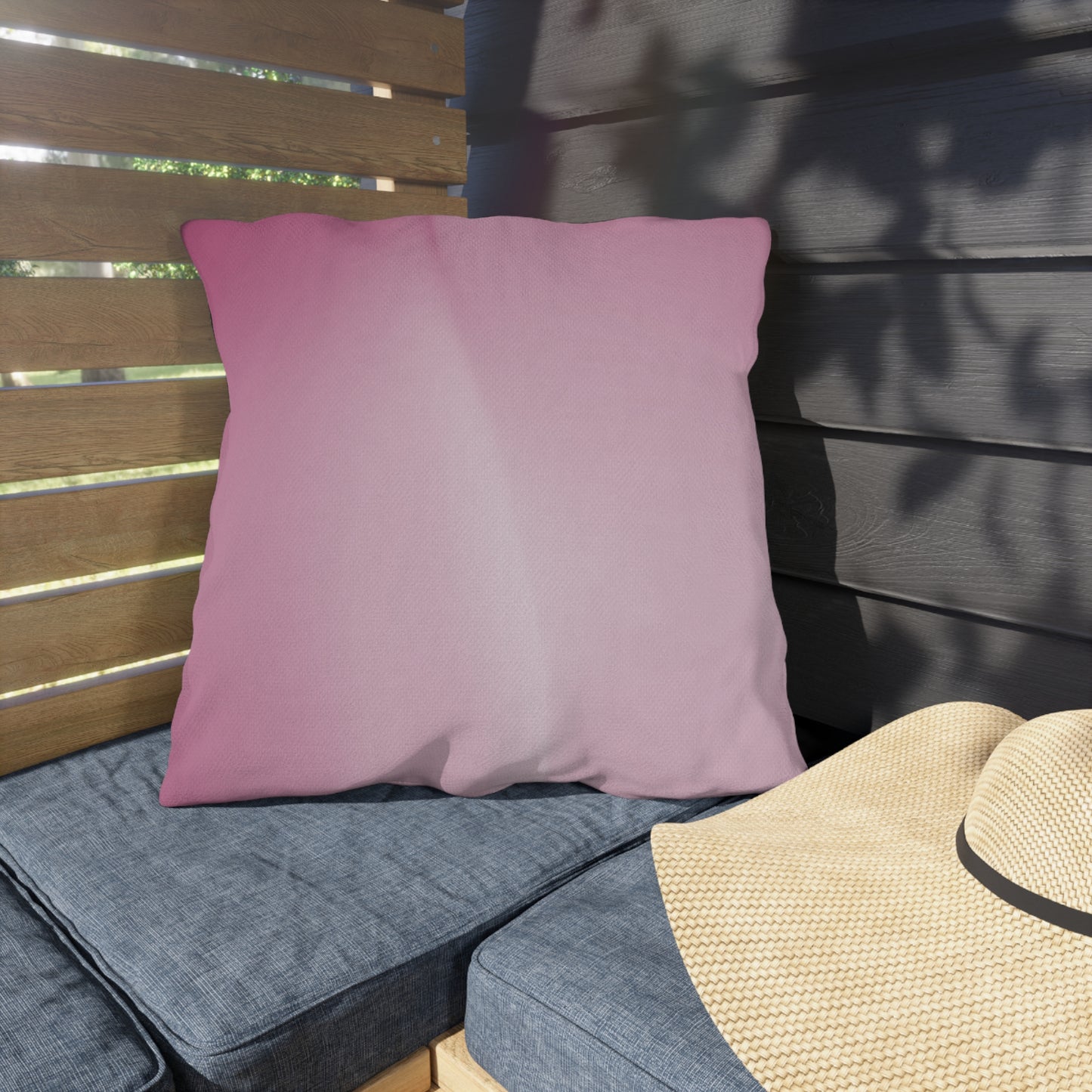 Pink Blush Fade 20" x 20" Outdoor Pillow