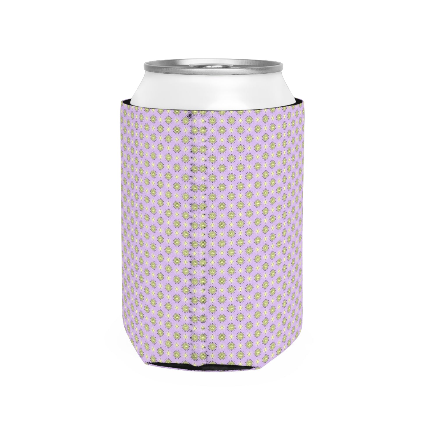 Magenta Star-crossed Bodies 12 oz Can Cooler Sleeve