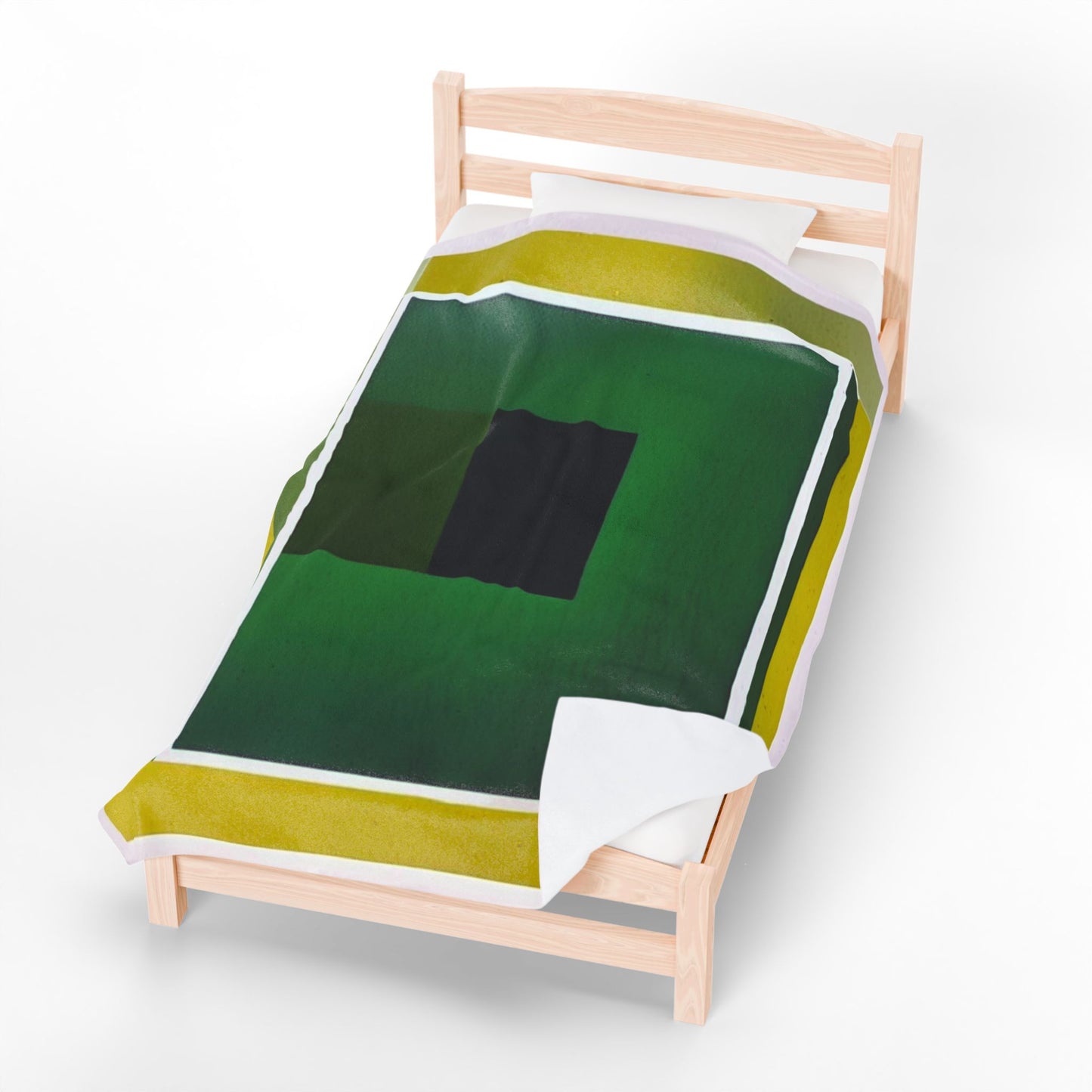 Alpha Shadow Velveteen Plush Blanket, 60" x 80"