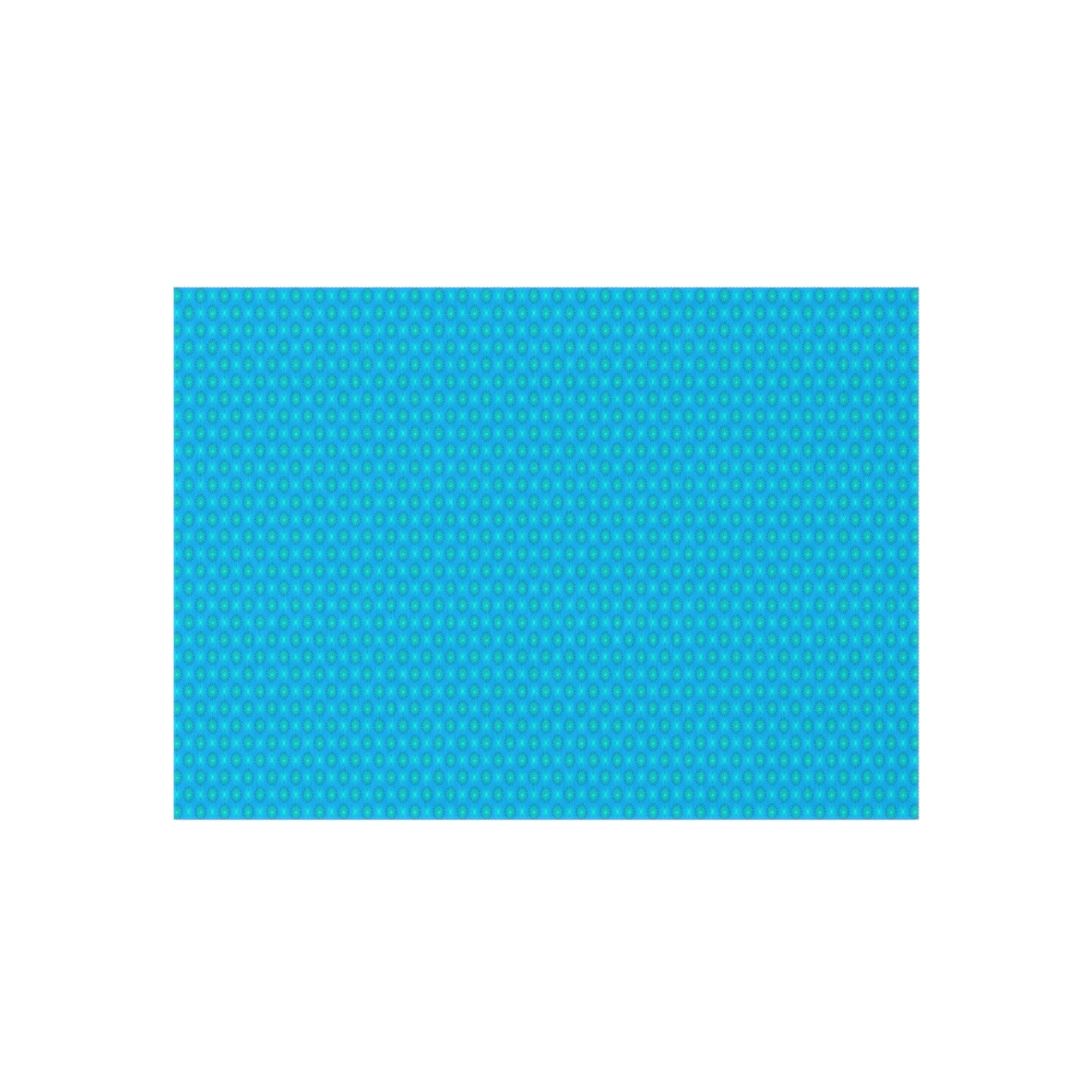 Light Blue Star-crossed Bodies Outdoor Rug, 60" x 84"