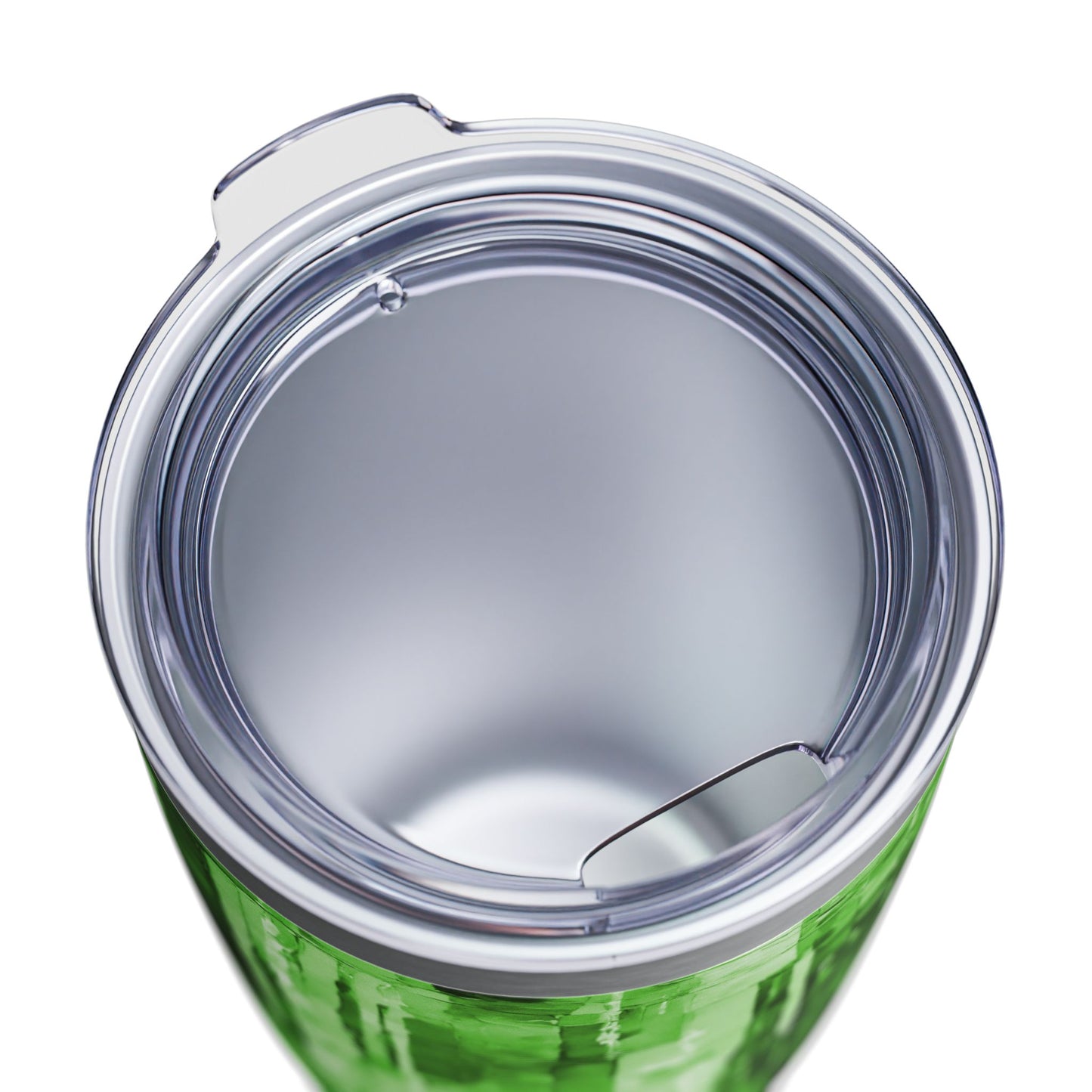 Striped Mint Pastel Ringneck Tumbler, 20oz in white, steel and black