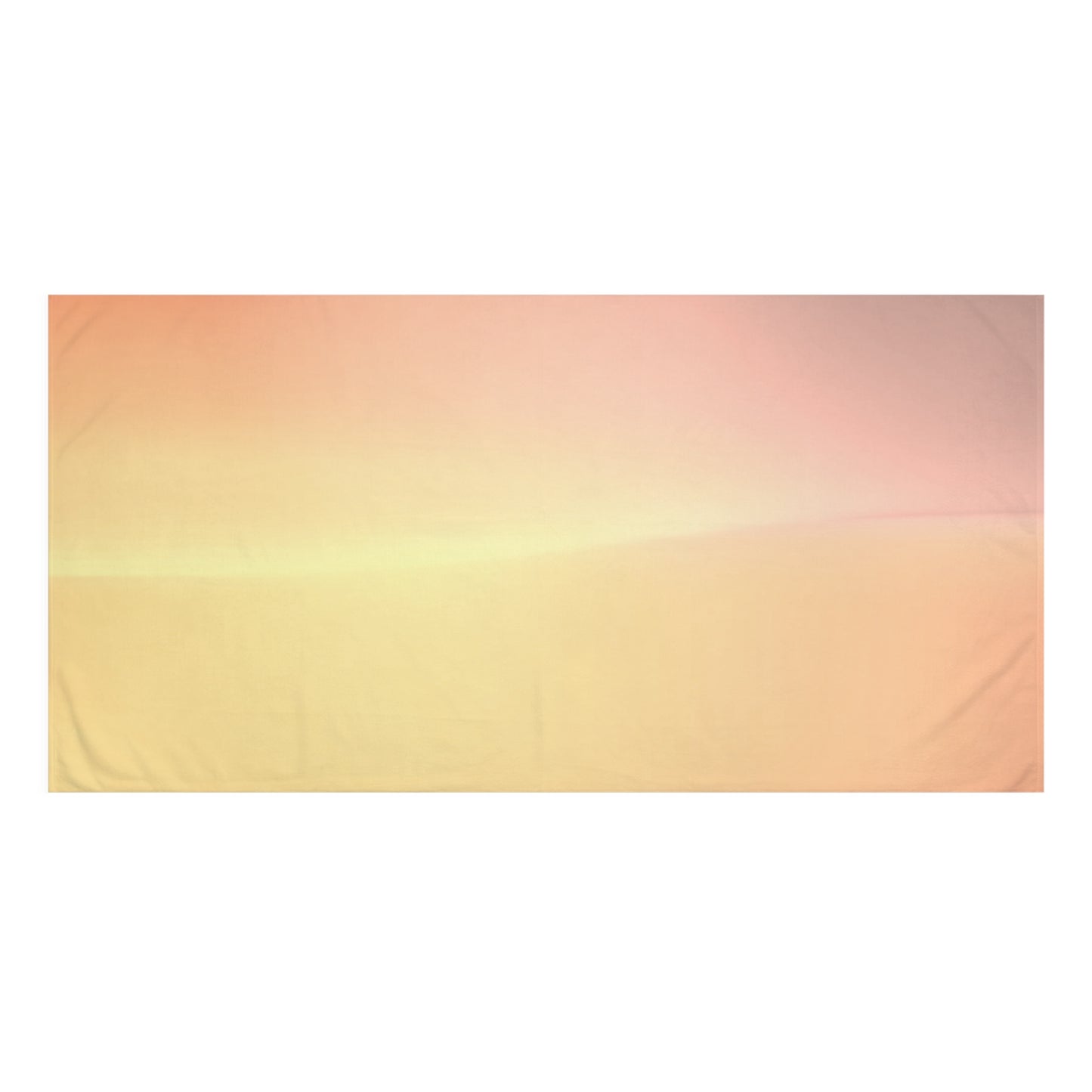 Hot Peach Fade 30" x 60" Mink-Cotton Towel (50% polyester, 50% cotton)