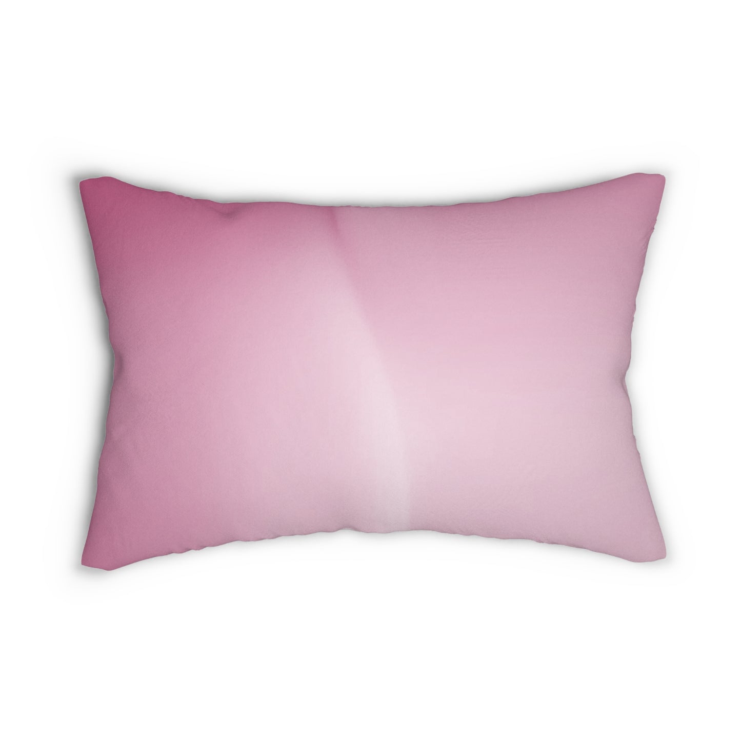 Pink Blush Spun Polyester Lumbar Pillow, 20" x 14"
