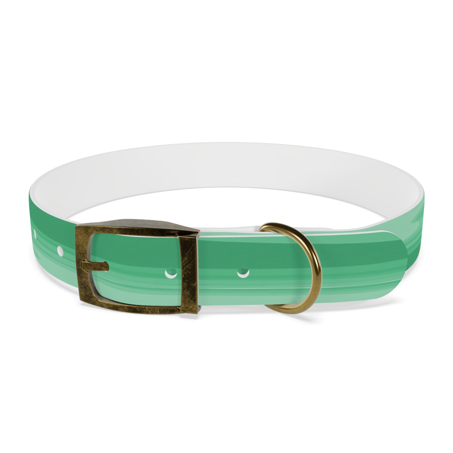 Mint Green Wavey Large Dog Collar
