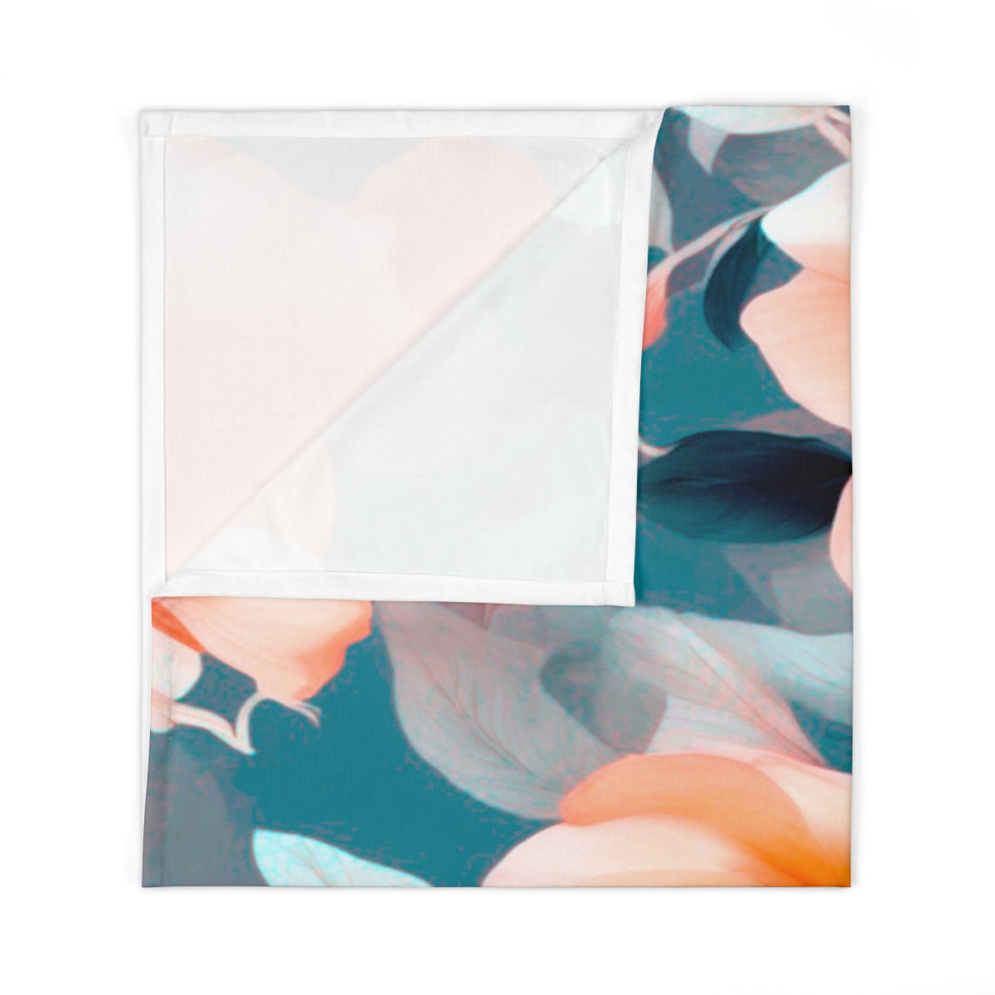 Orange Blossom Floral Bunch Baby Swaddle 30″×40″ Blanket