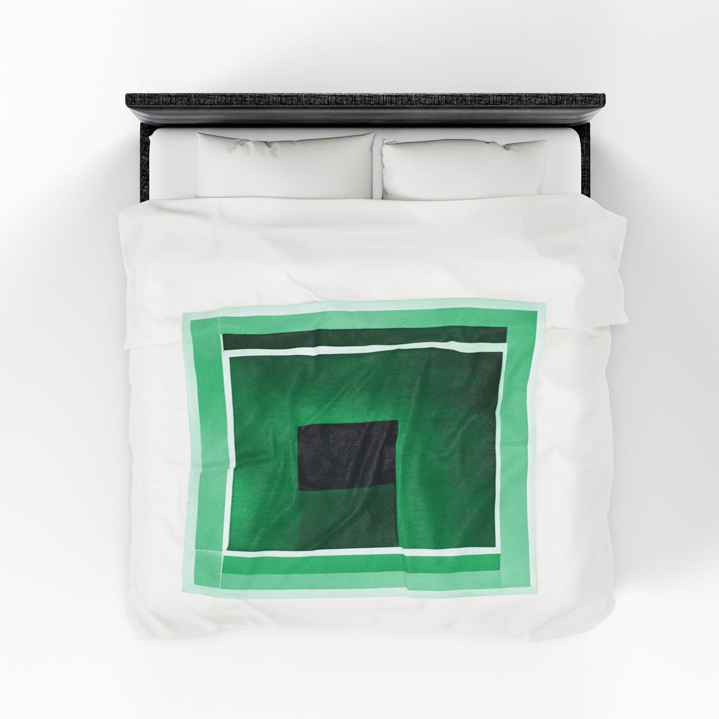 MInt Shadow Velveteen Plush Blanket, 50" x 60"