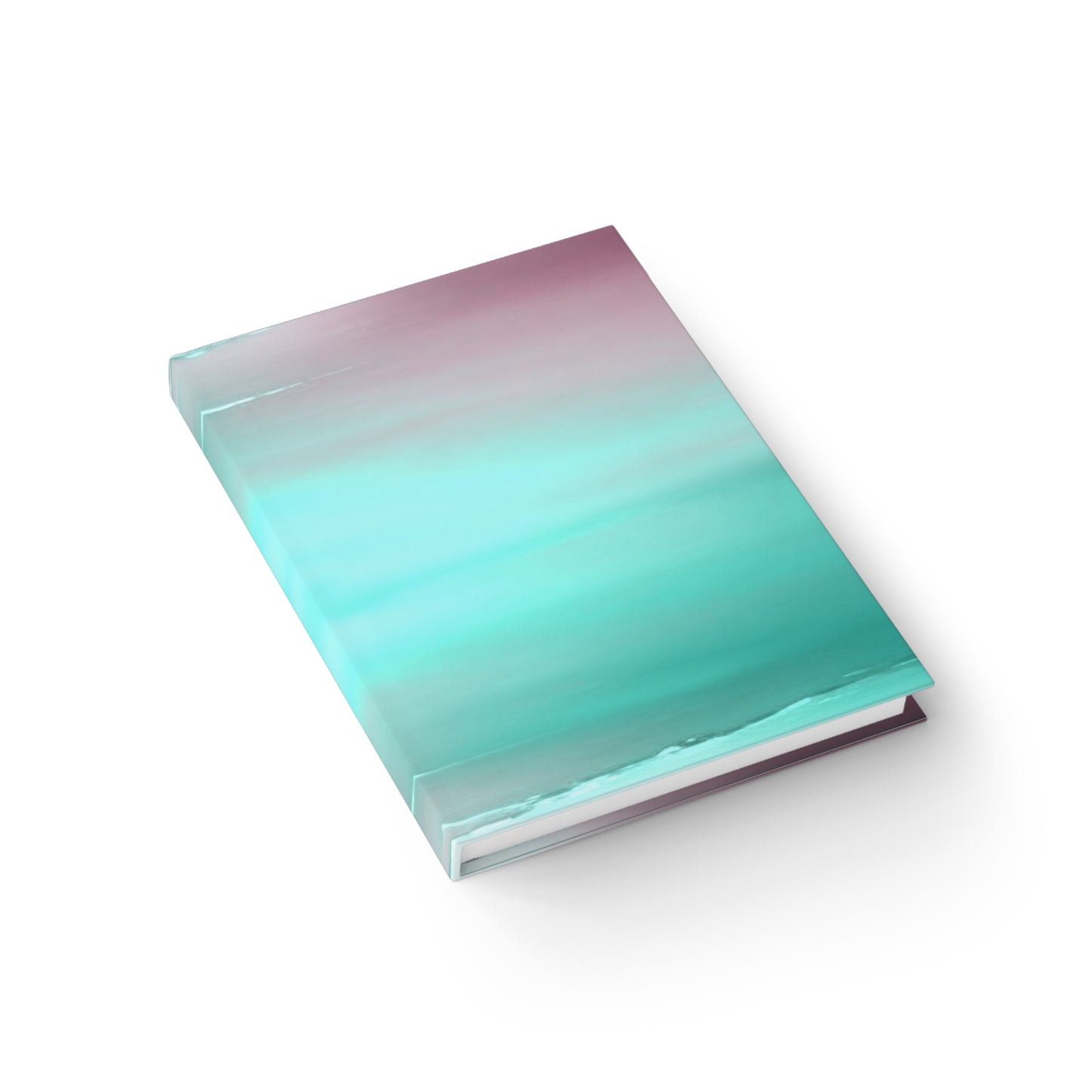 Green Sea Lavender Fog 5" x 7" Journal - 128 Ruled Line pages