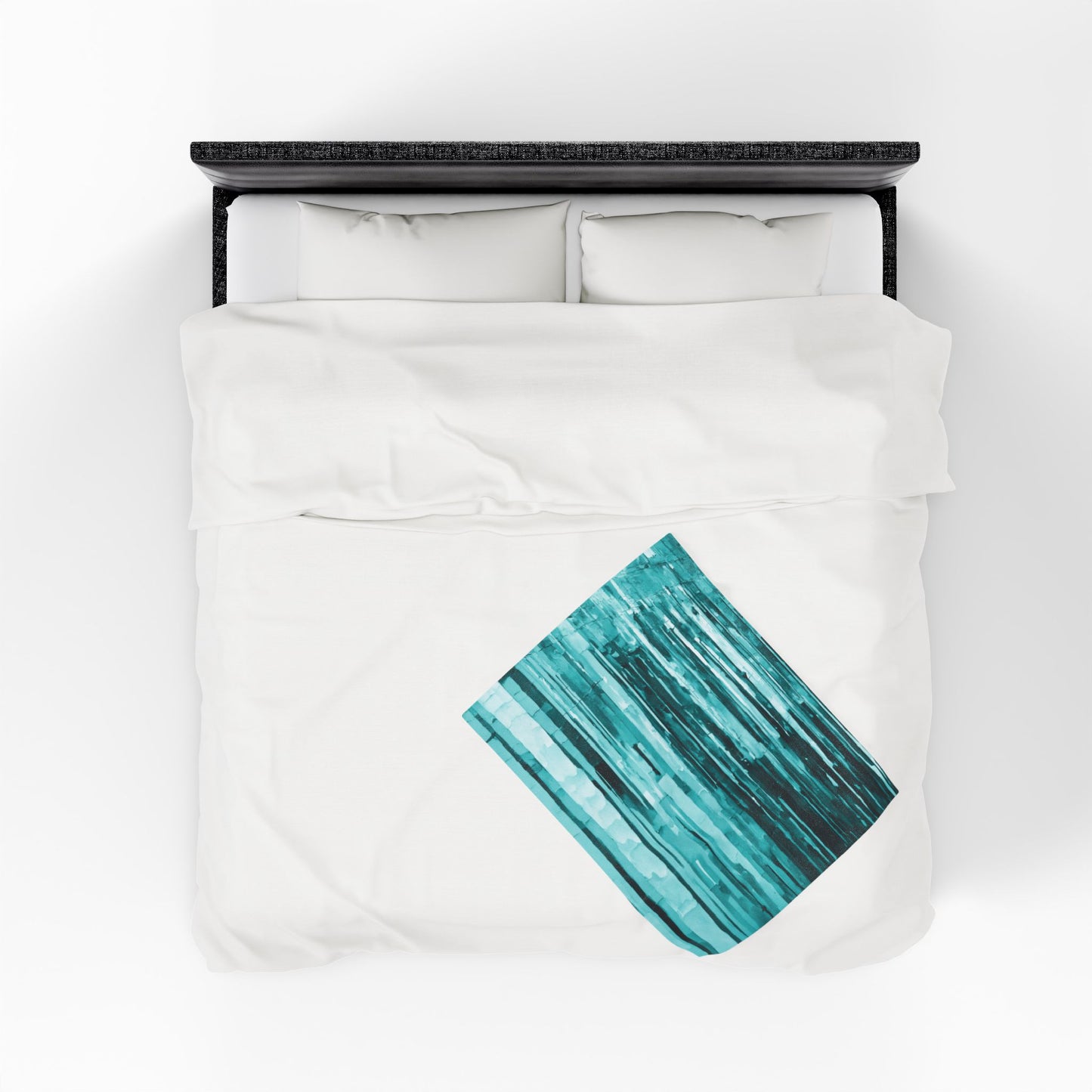 Striped Tif Velveteen Plush Blanket, 30" x 40"