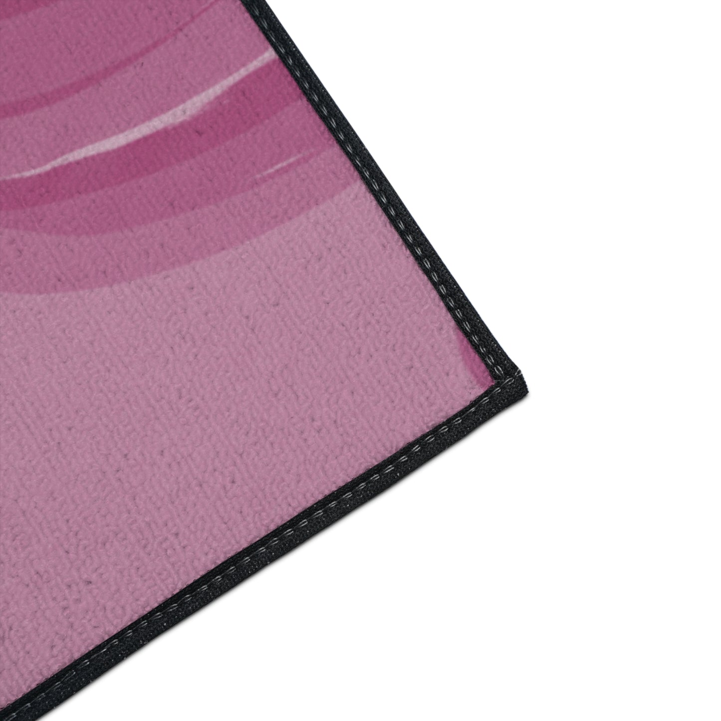 Pinky Mauve Wavey 36" x 60" Heavy Duty Floor Mat