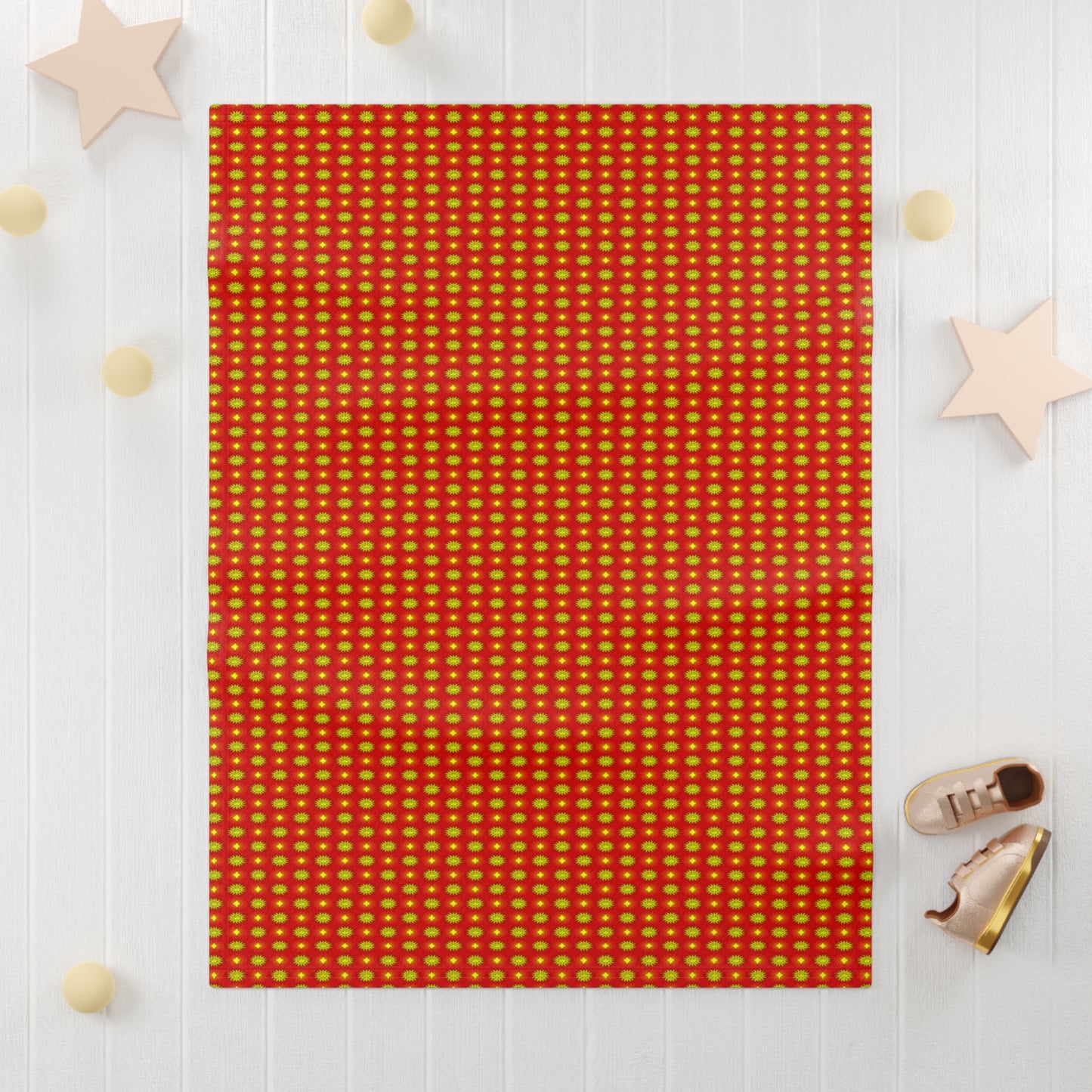 Late Evening Star-crossed Bodies Soft Fleece Baby Blanket, 30" x 40"