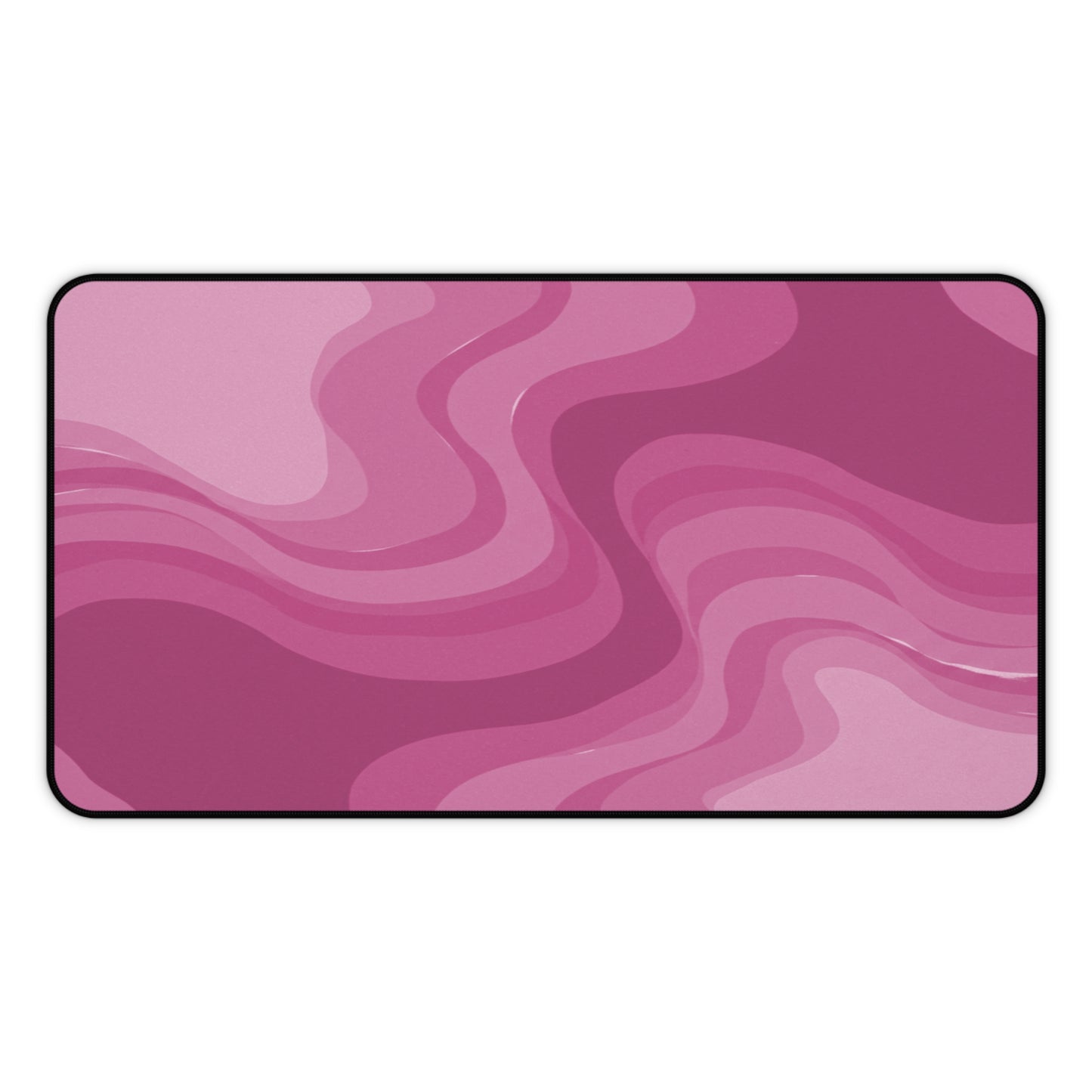 Pinky Mauve Wavey 12" x 22" Desk Mat
