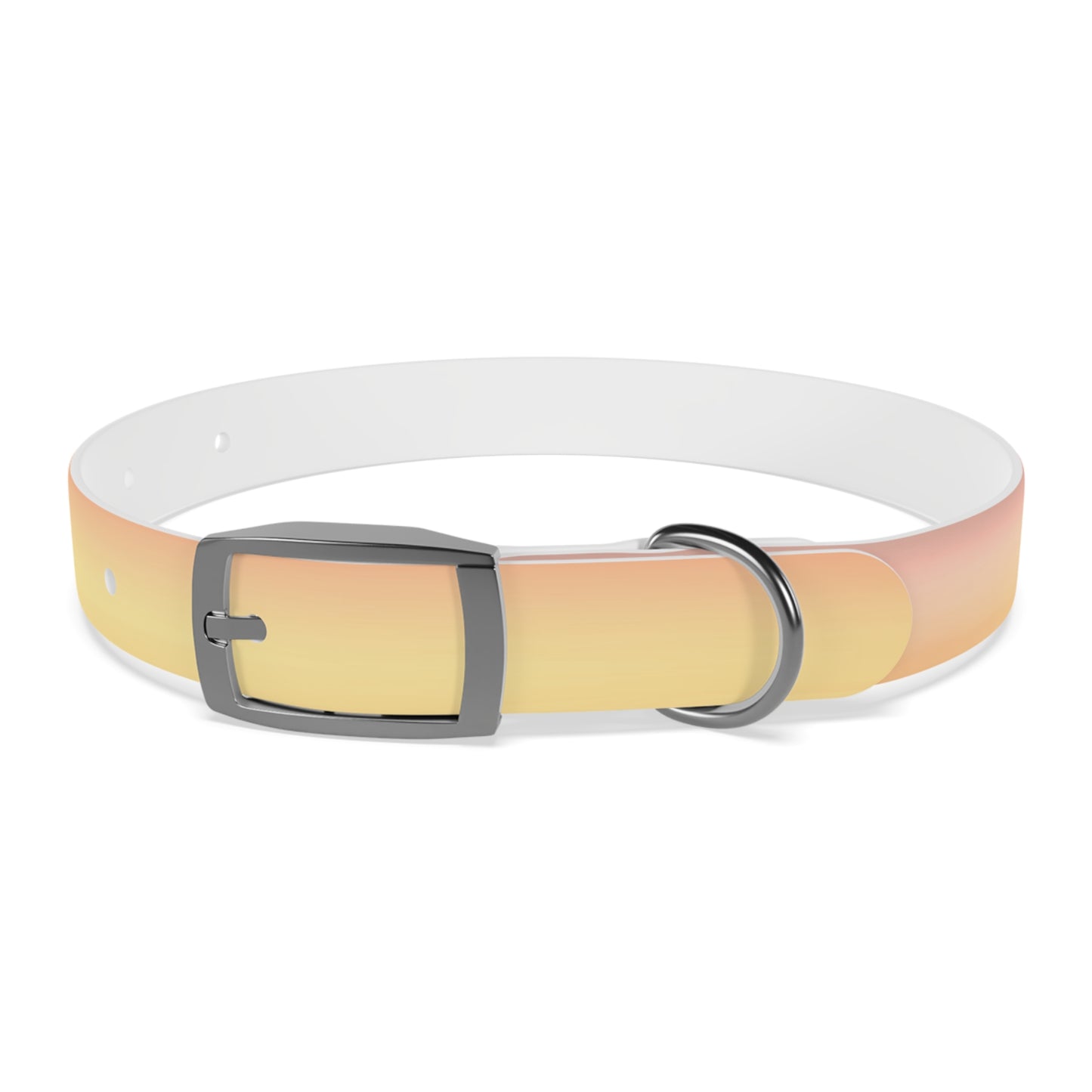 Hot Peach Fade Small Dog Collar