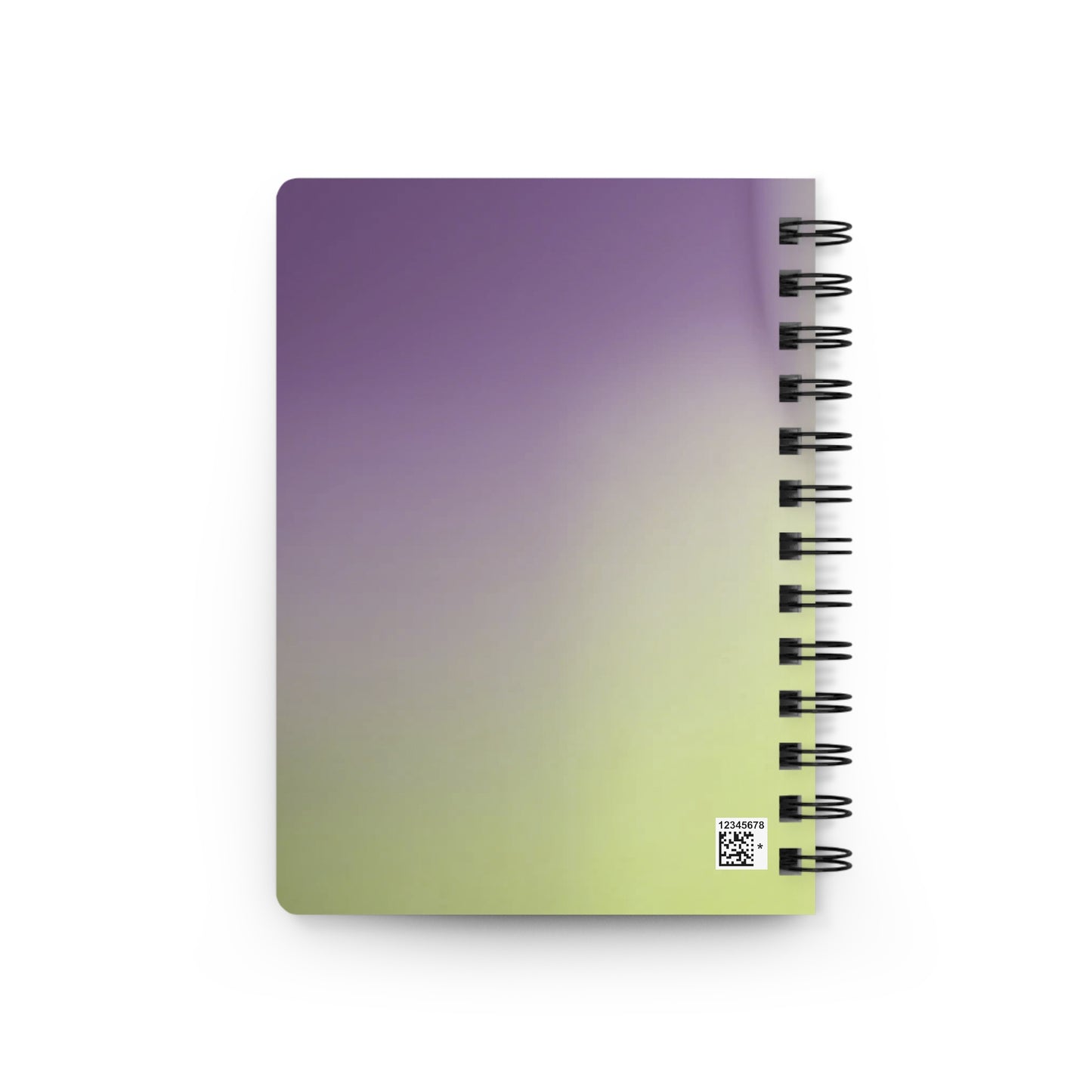 Purple Golden Fade Spiral Bound Journal, 5" x 7" 150 pages