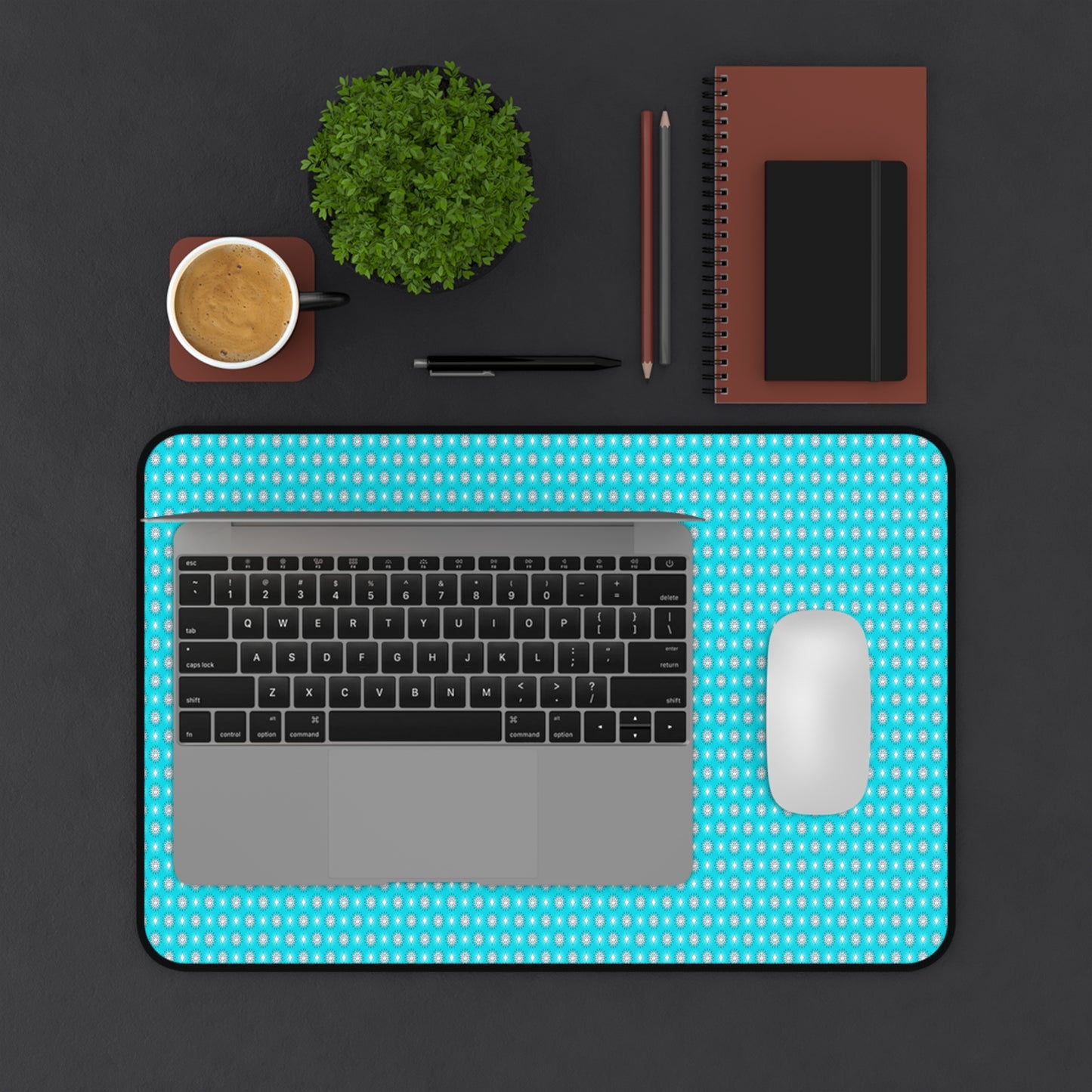 Tif Green Star-crossed Bodies Desk Mat, 12" x 18"
