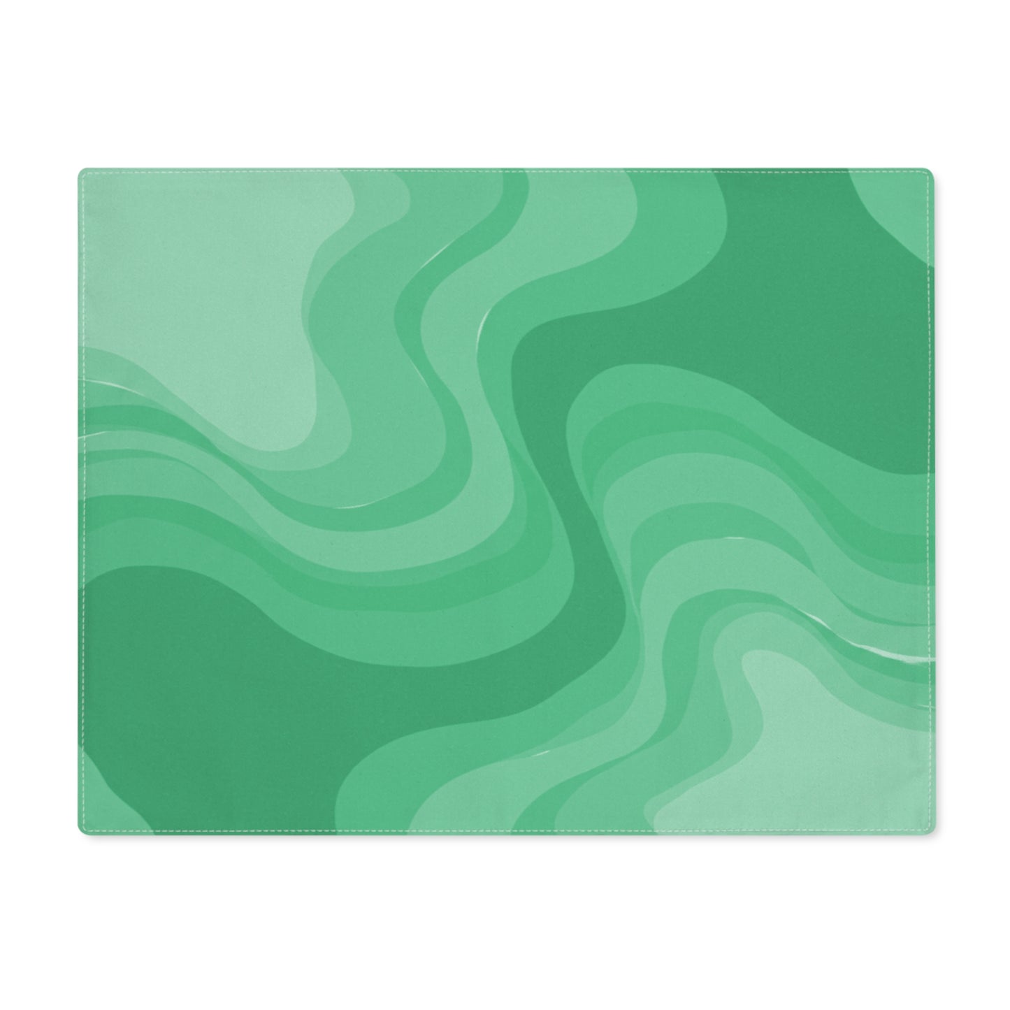 Mint Green Wavey Placemat, 1 pc