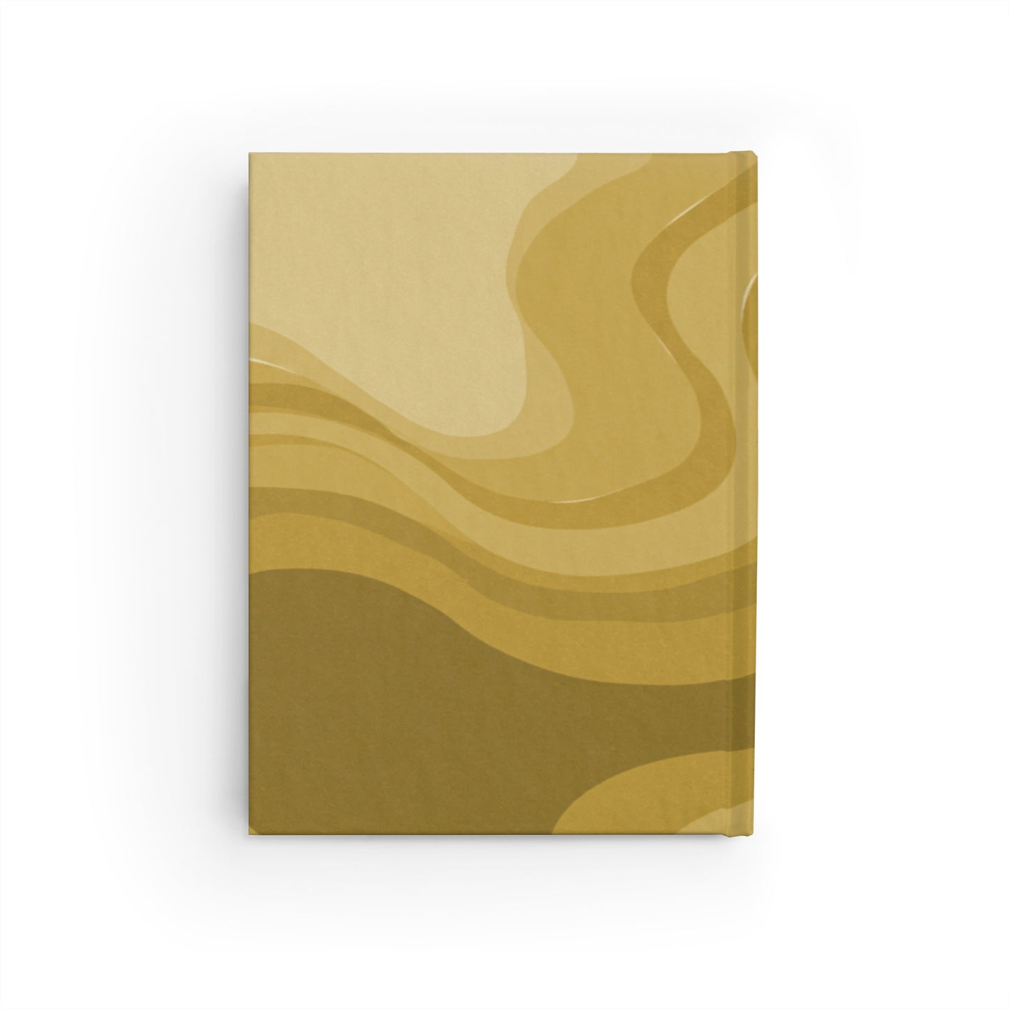 Brown Wavey 5" x 7" Journal - 128 Ruled Line pages