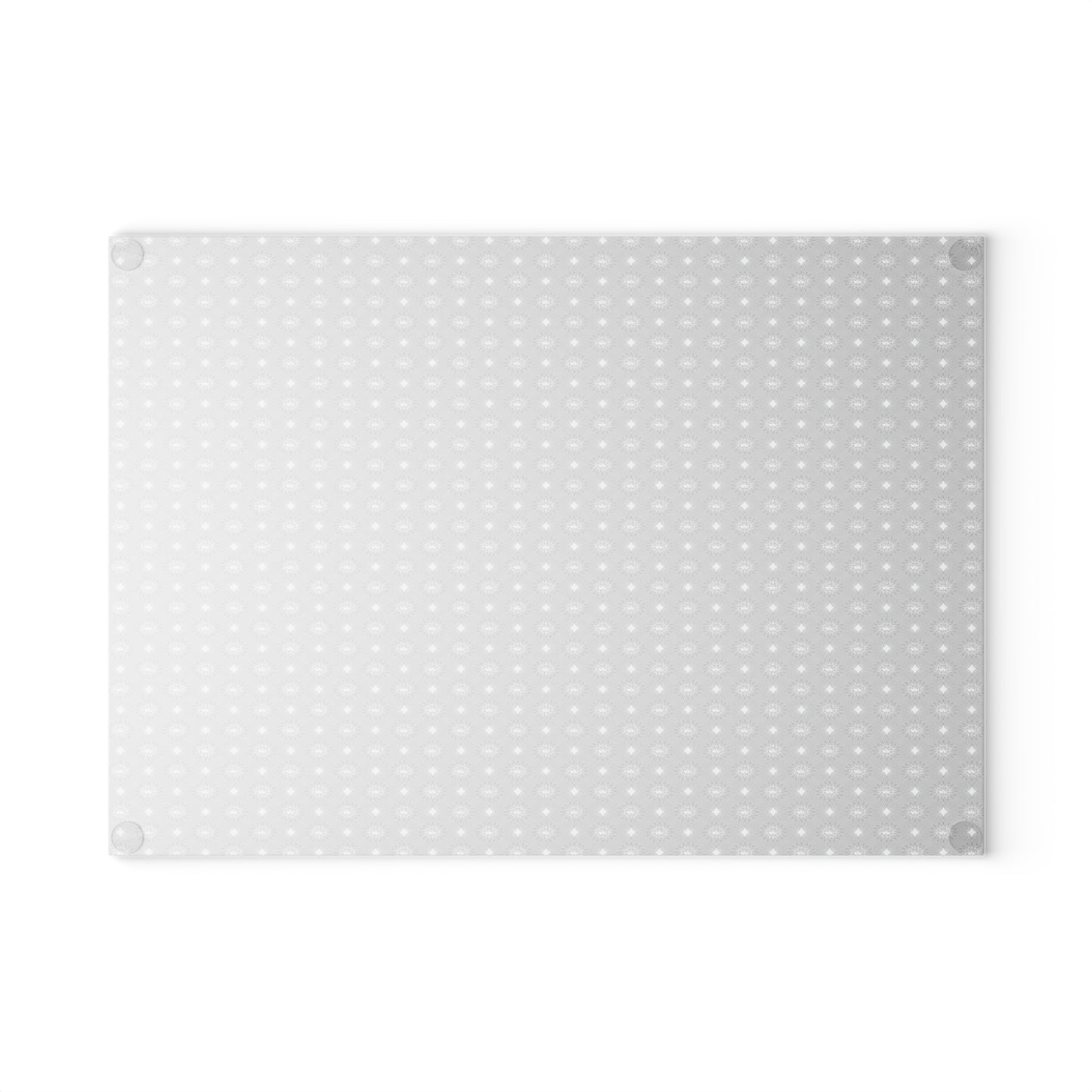 Desaturated Star-crossed Bodies Glass Cutting Board, 8" x 11"