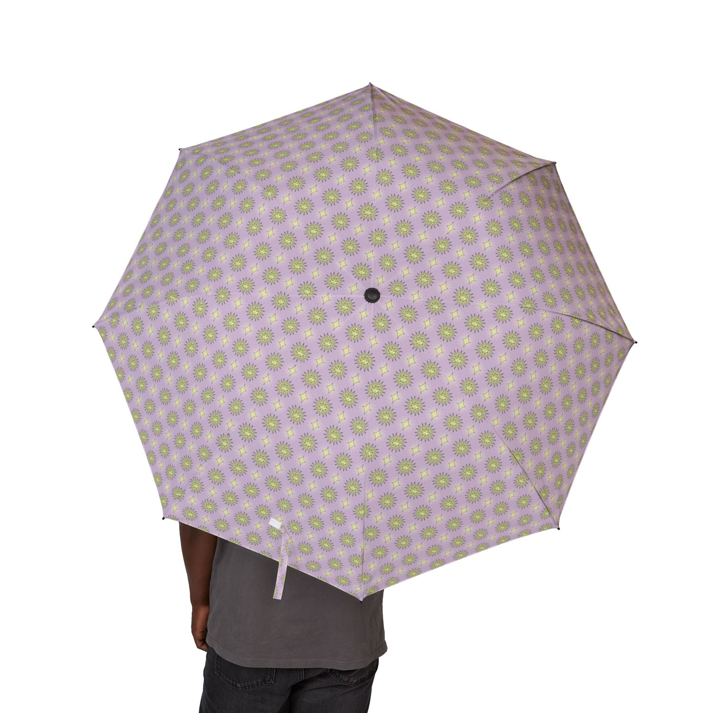 Magenta Star-crossed Bodies Foldable Umbrella - Compact & Chic