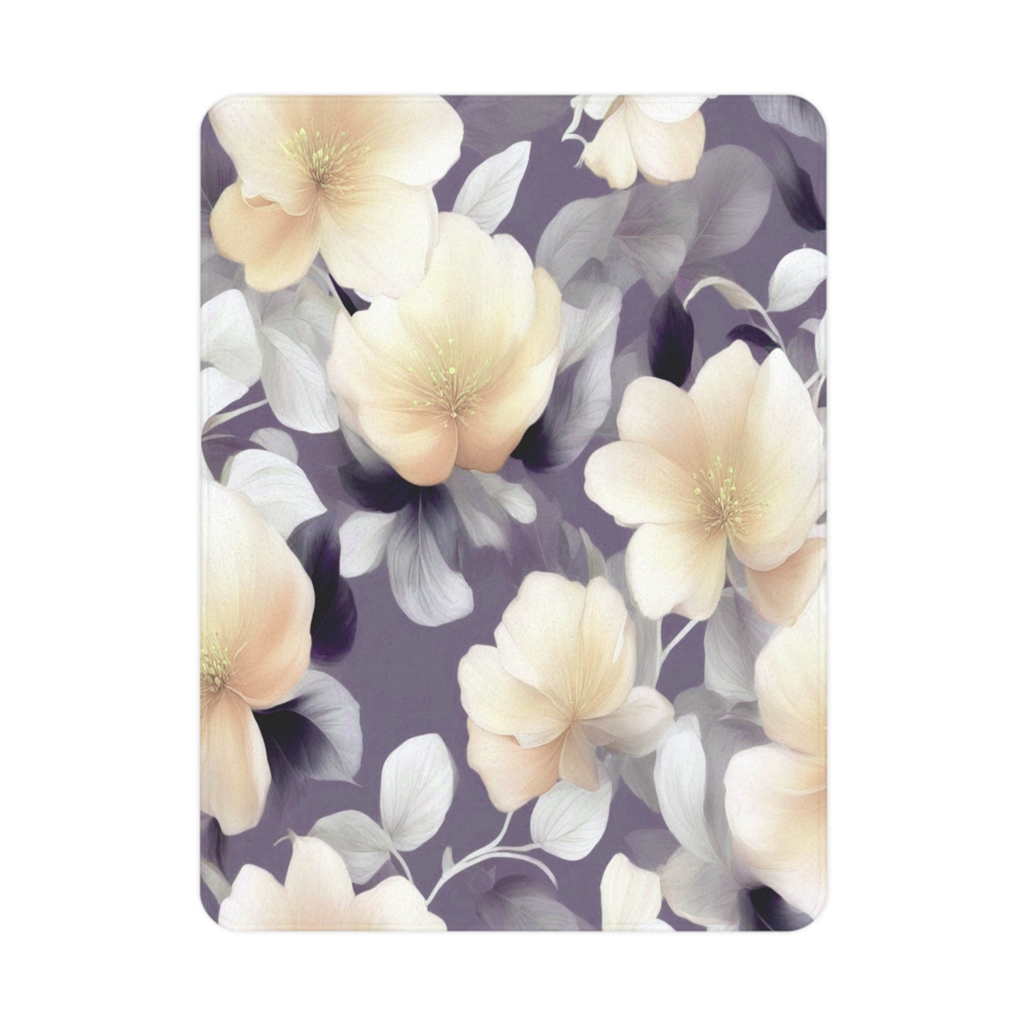 White Blush Floral Bunch Toddler Blanket, 30" x 40"