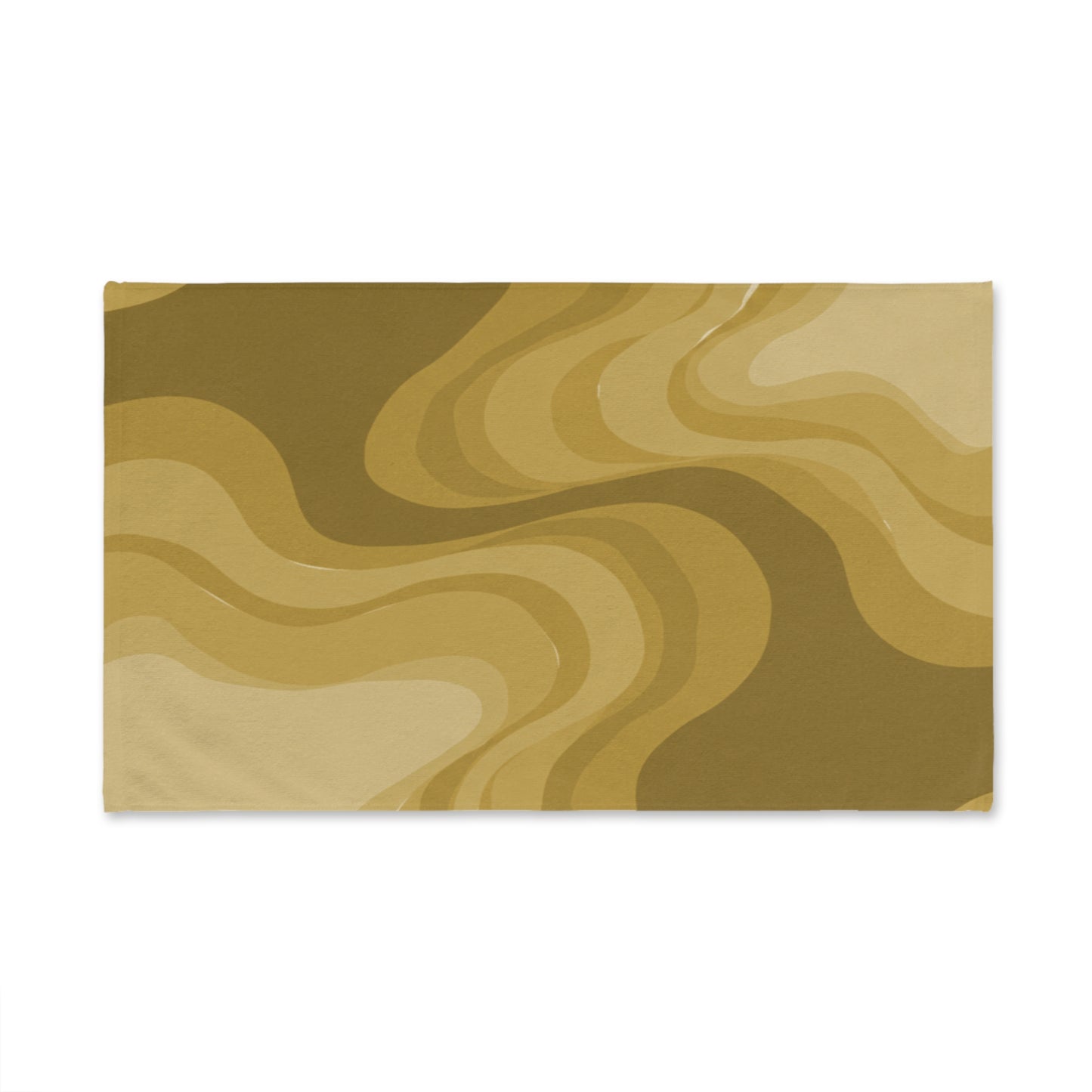Brown Wavey Hand Towel, 16" x 28"