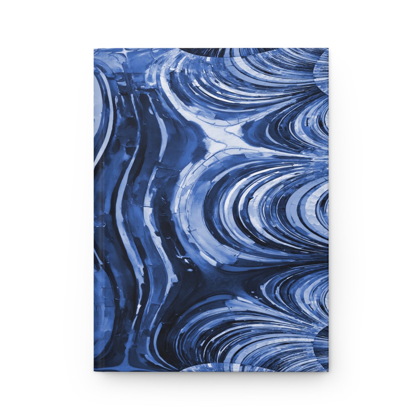 Uzi Spiral Deep Blue 5.75" x 8" Hardcover Journal Matte with 150 lined pages