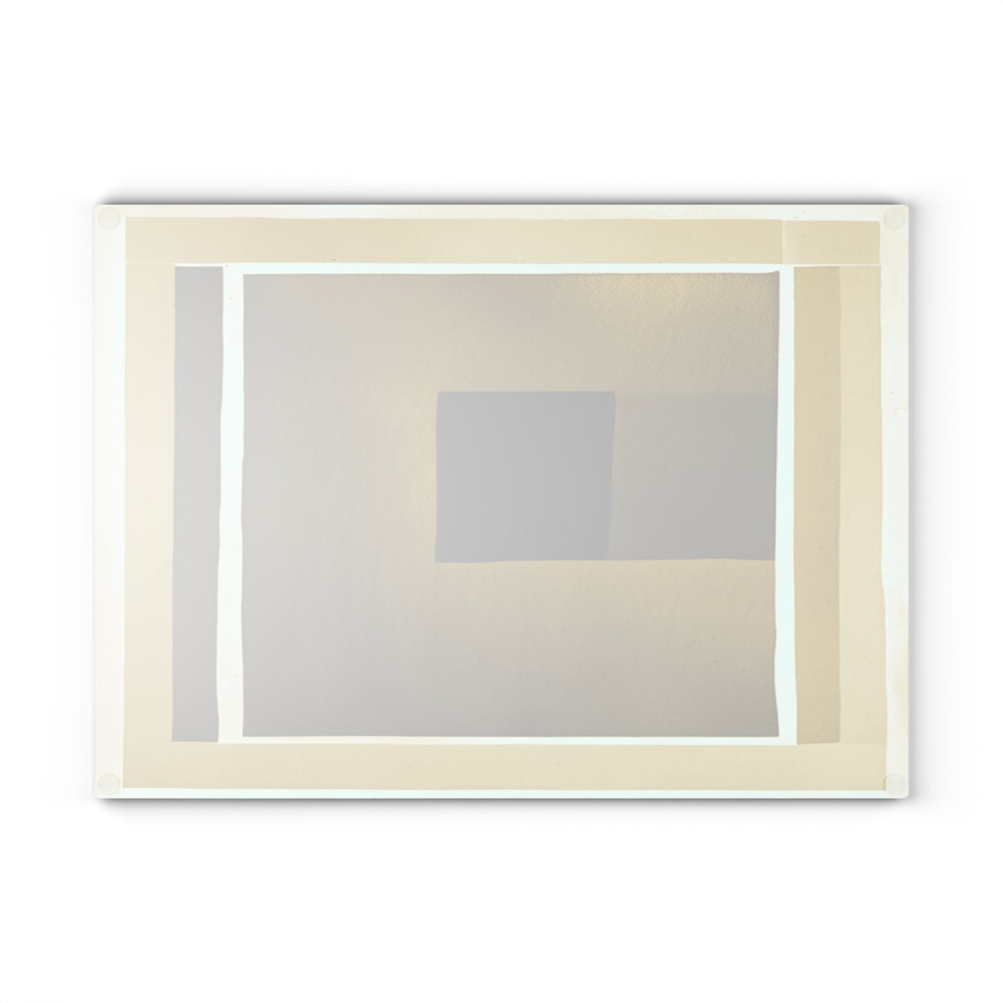 Tan Shadow Glass Cutting Board, 11" x 15"