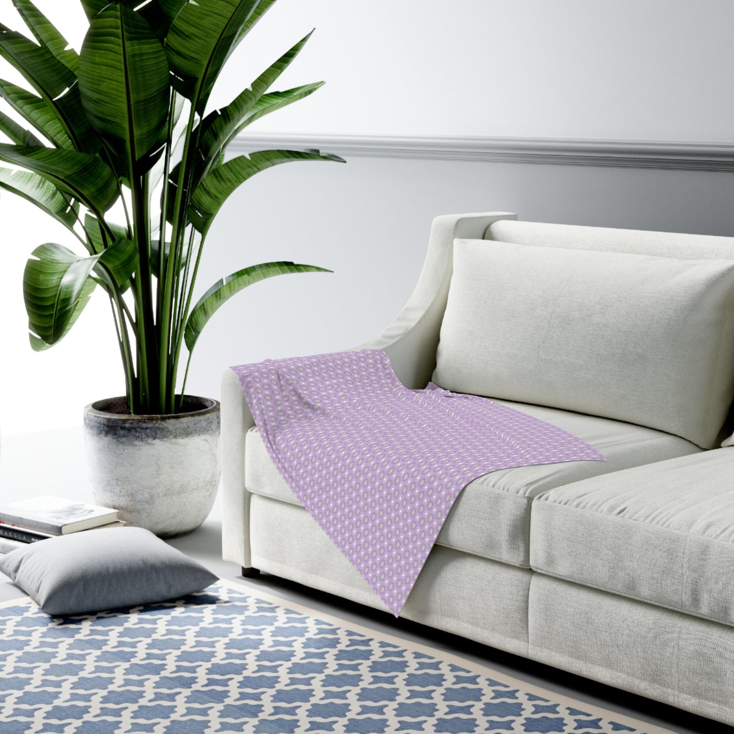 Lavender Star-crossed Bodies Baby Swaddle 30″×40″ Blanket