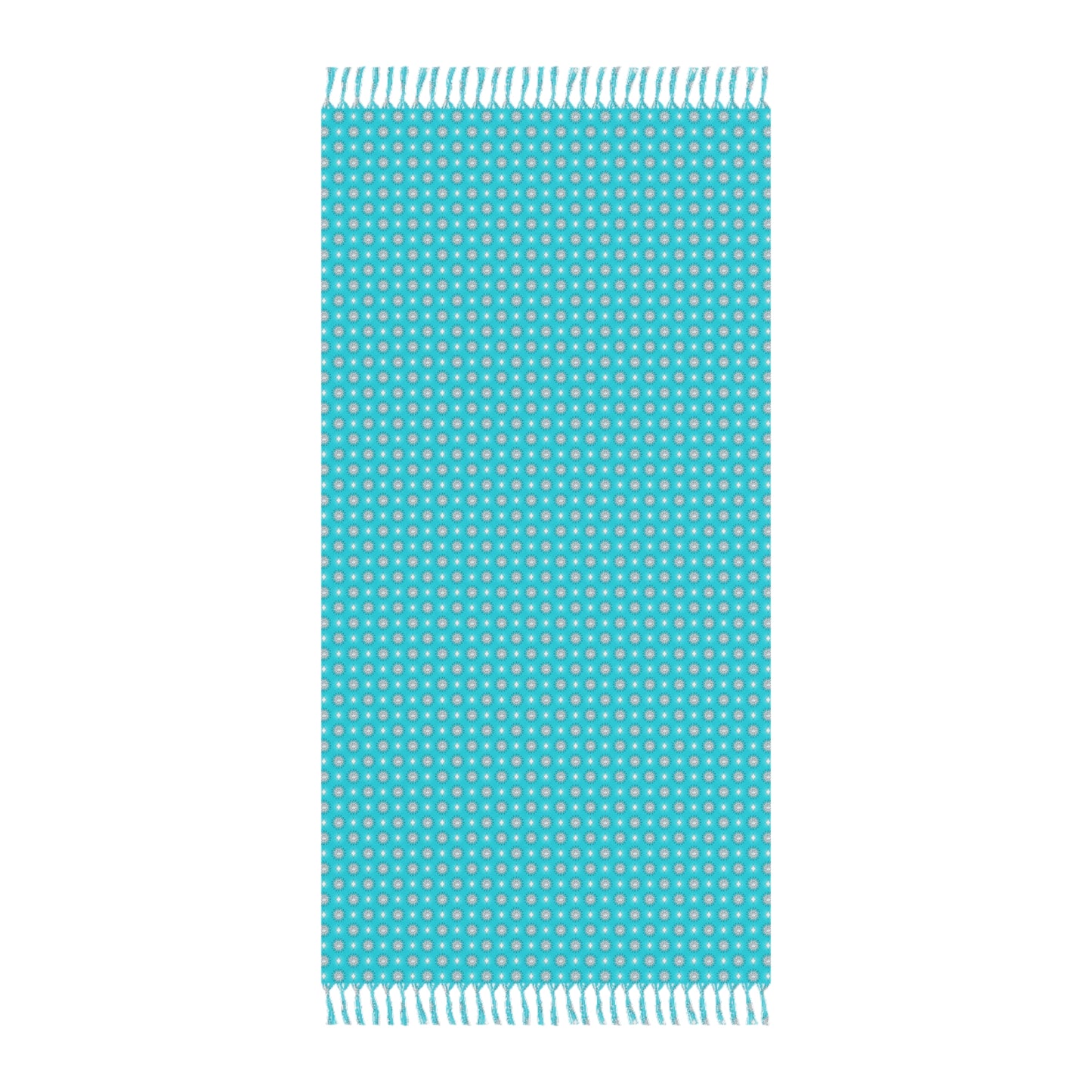 Tif Green Star-crossed Bodies Boho Beach Cloth, 38" × 81"