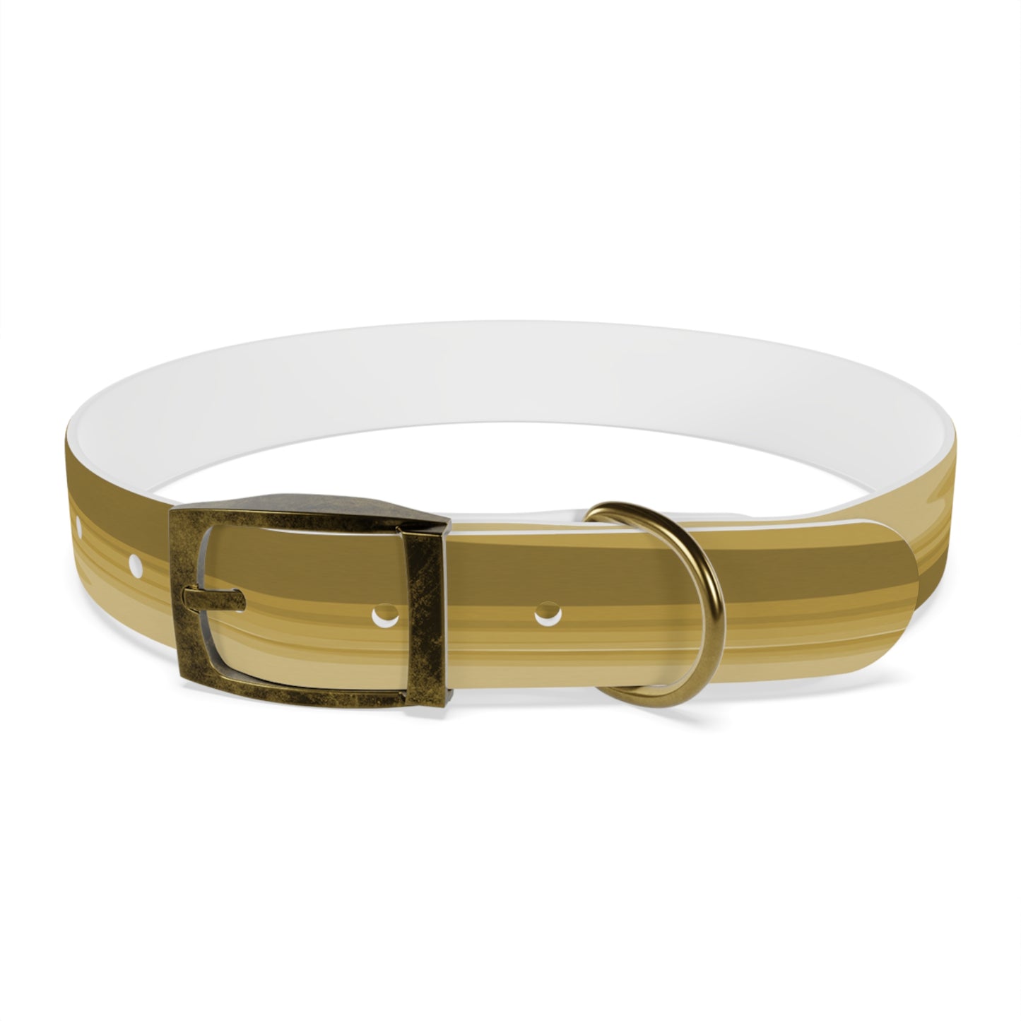 Brown Wavey Large Dog Collar