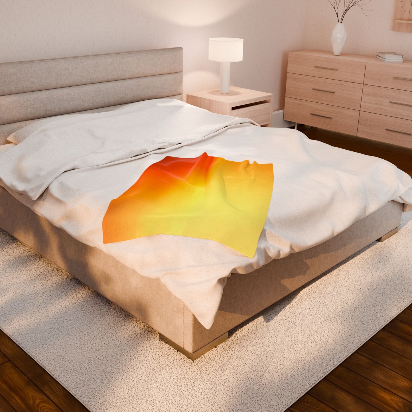 Phoenix Fade Velveteen Plush Blanket, 30" x 40"