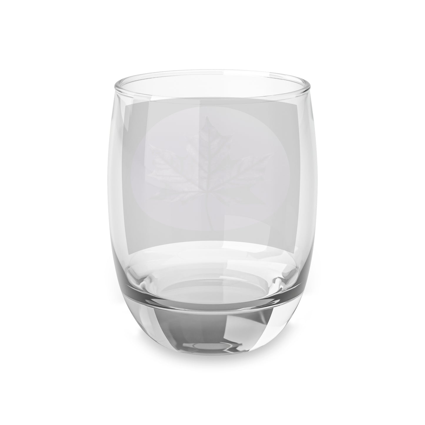 Purple Maple Leaf Whiskey Glass, 6 oz
