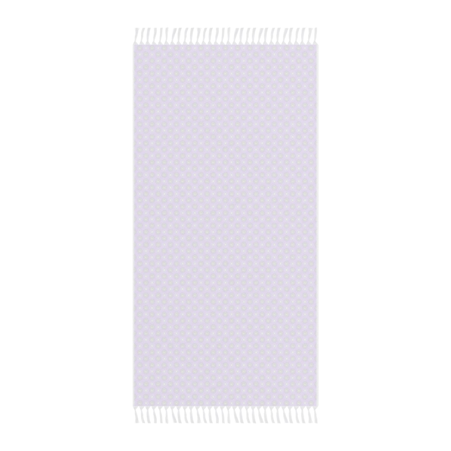Lavender Star-crossed Bodies Boho Beach Cloth, 38" × 81"