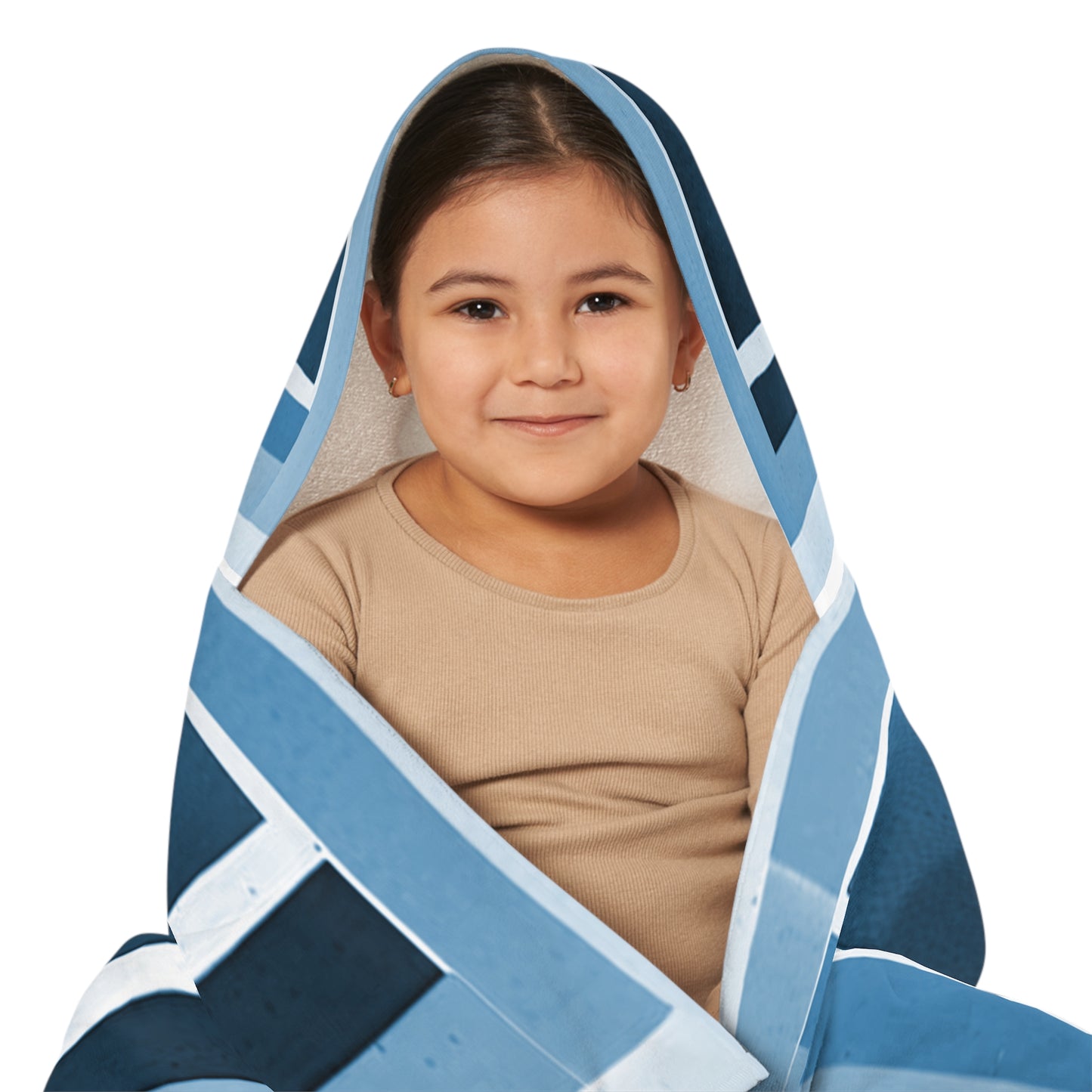 Blue Shadow Youth Hooded Towel, 24" x 48"