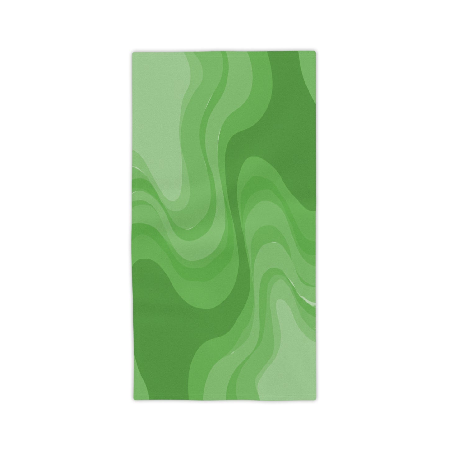 Greenie Meanie Wavey Beach Towel, 24" x 44"