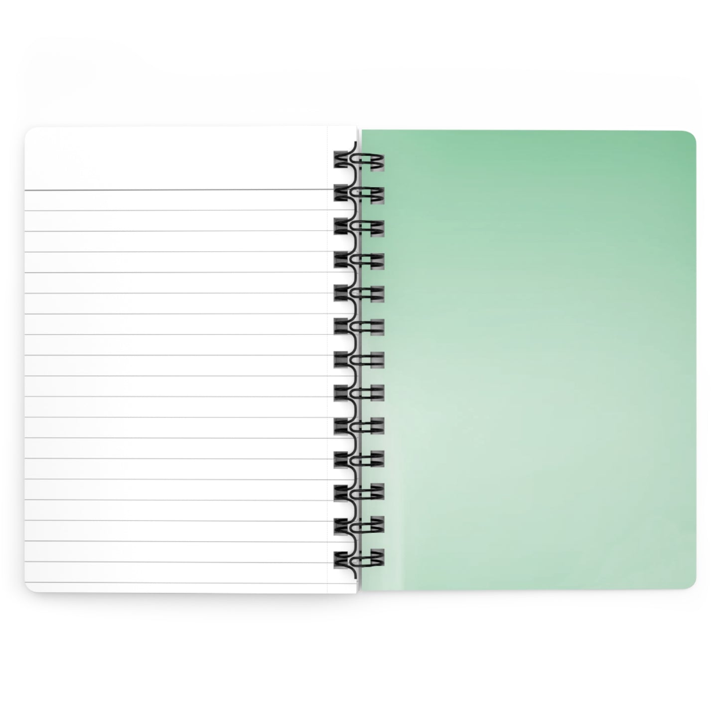 Mint Fade Spiral Bound Journal, 5" x 7" 150 pages
