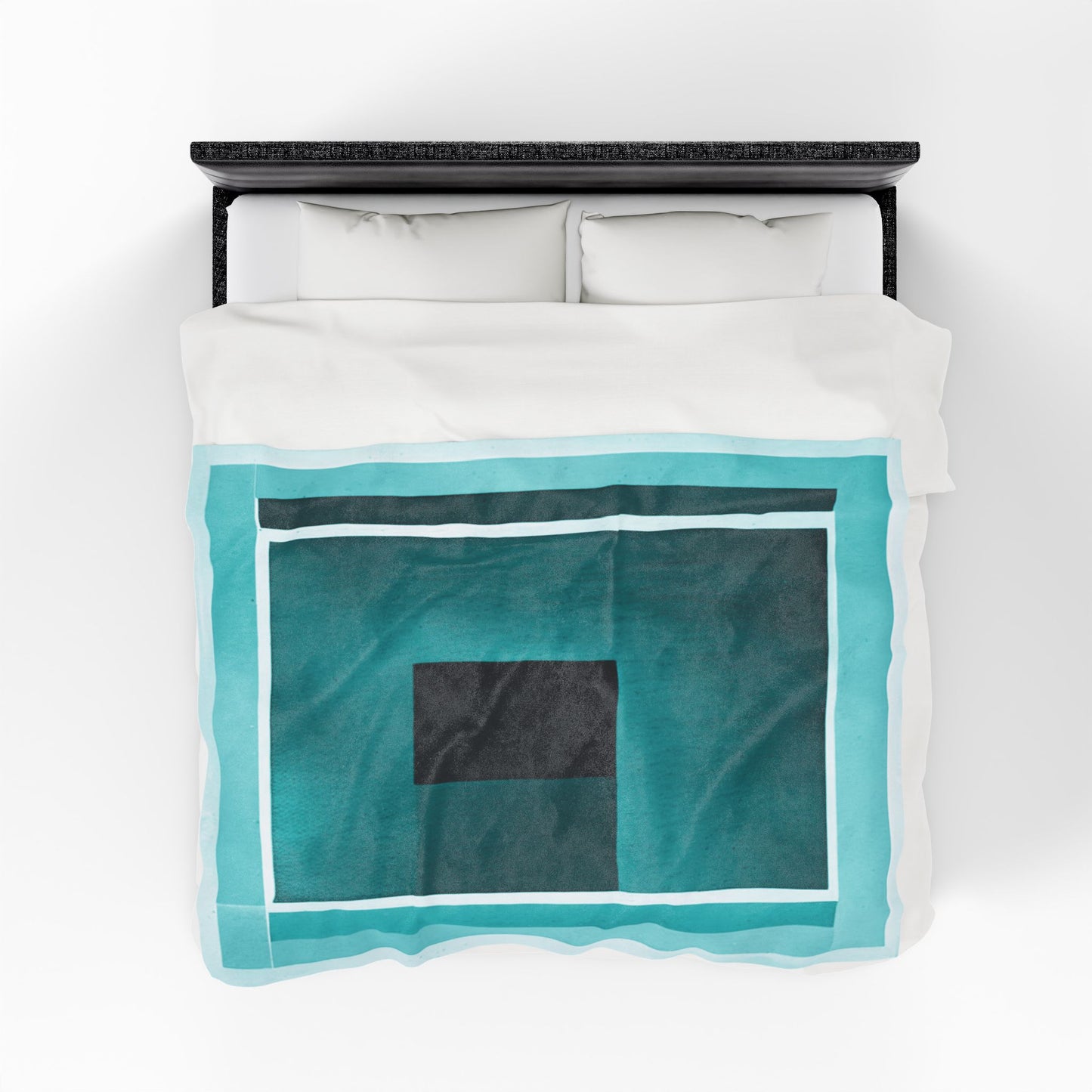Tif Shadow Velveteen Plush Blanket, 60" x 80"