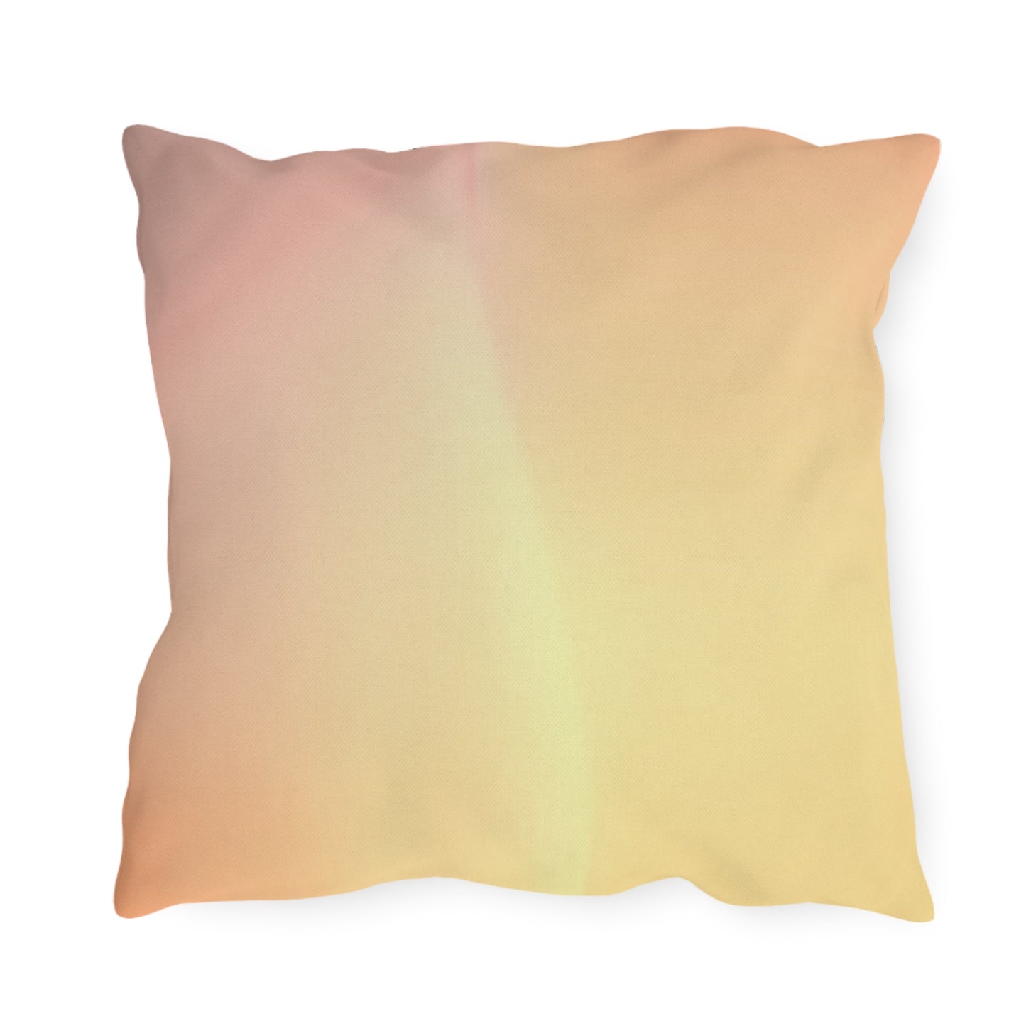 Hot Peach Fade 18" x 18" Outdoor Pillow