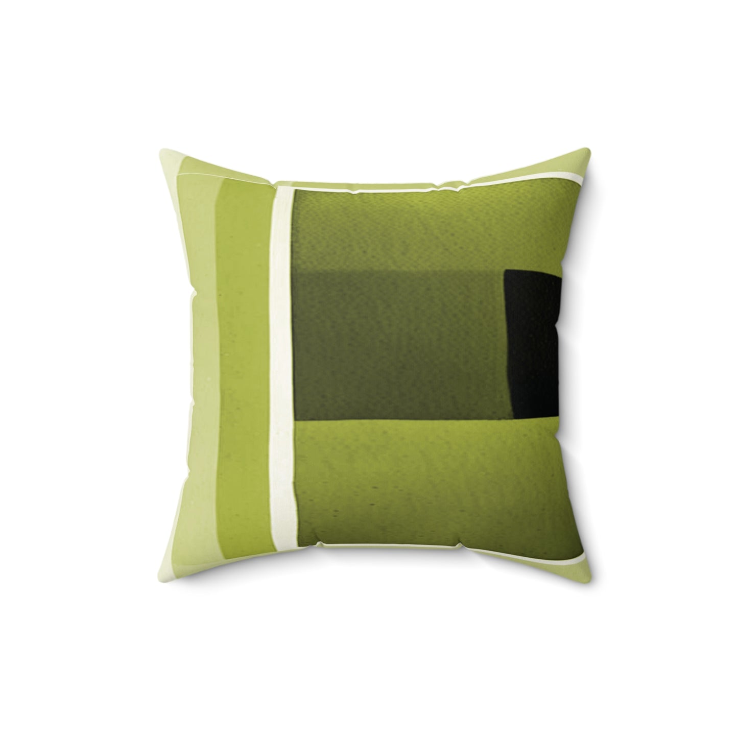 Lemongrass Shadow 16" x 16" Faux Suede Square Pillow