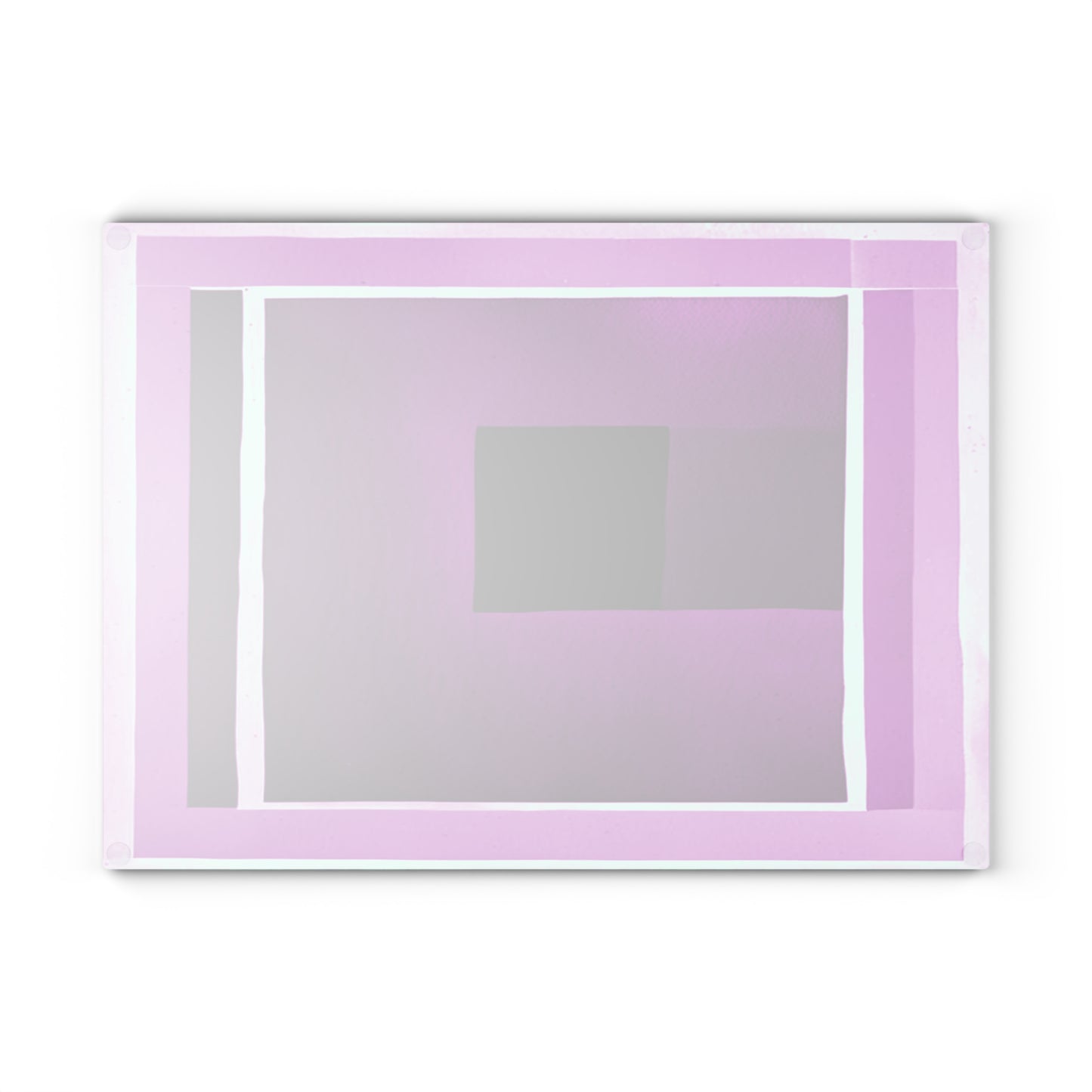 Magenta Shadow Glass Cutting Board, 11" x 15"
