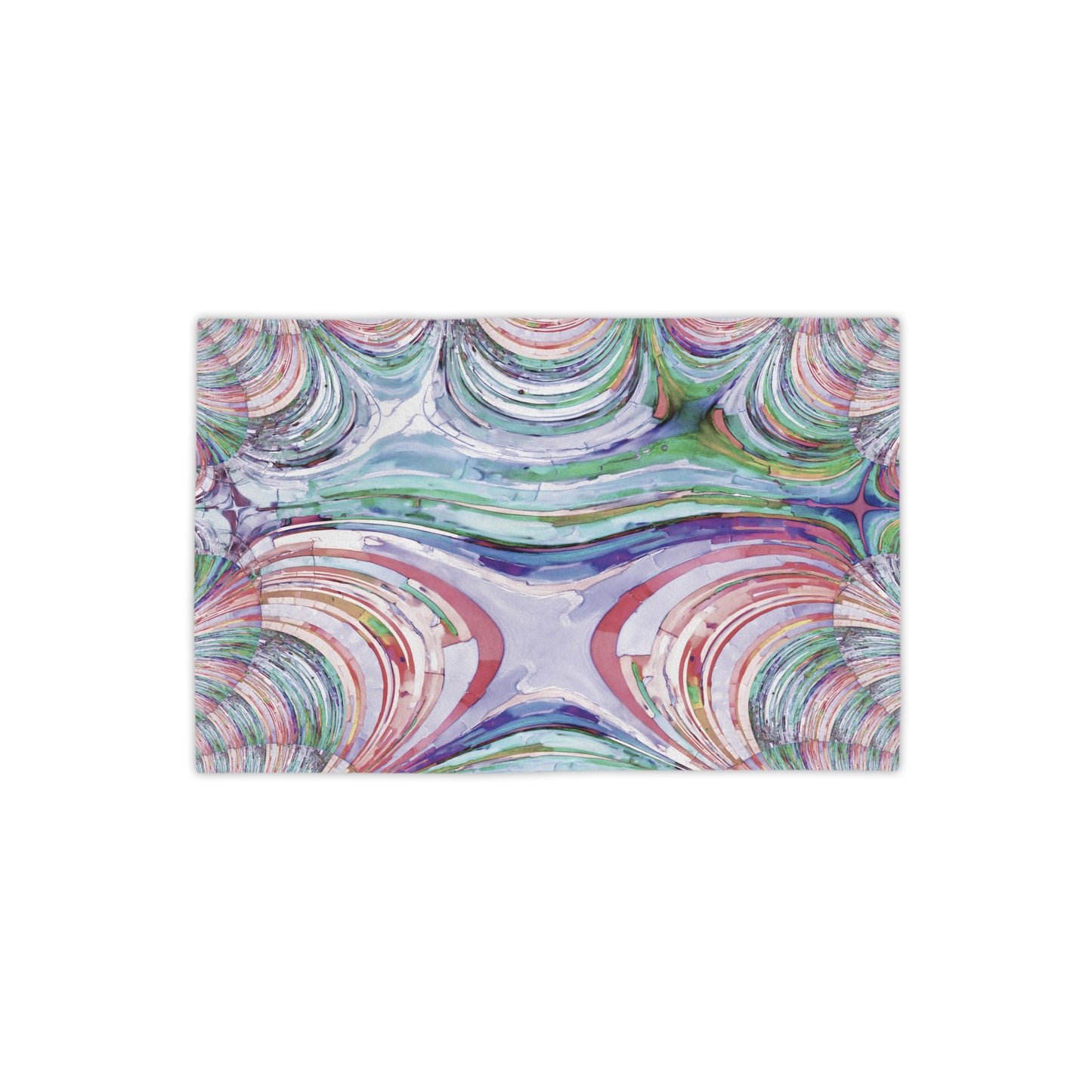 Uzi Spiral Pastels Beach Towel, 18" x 27"