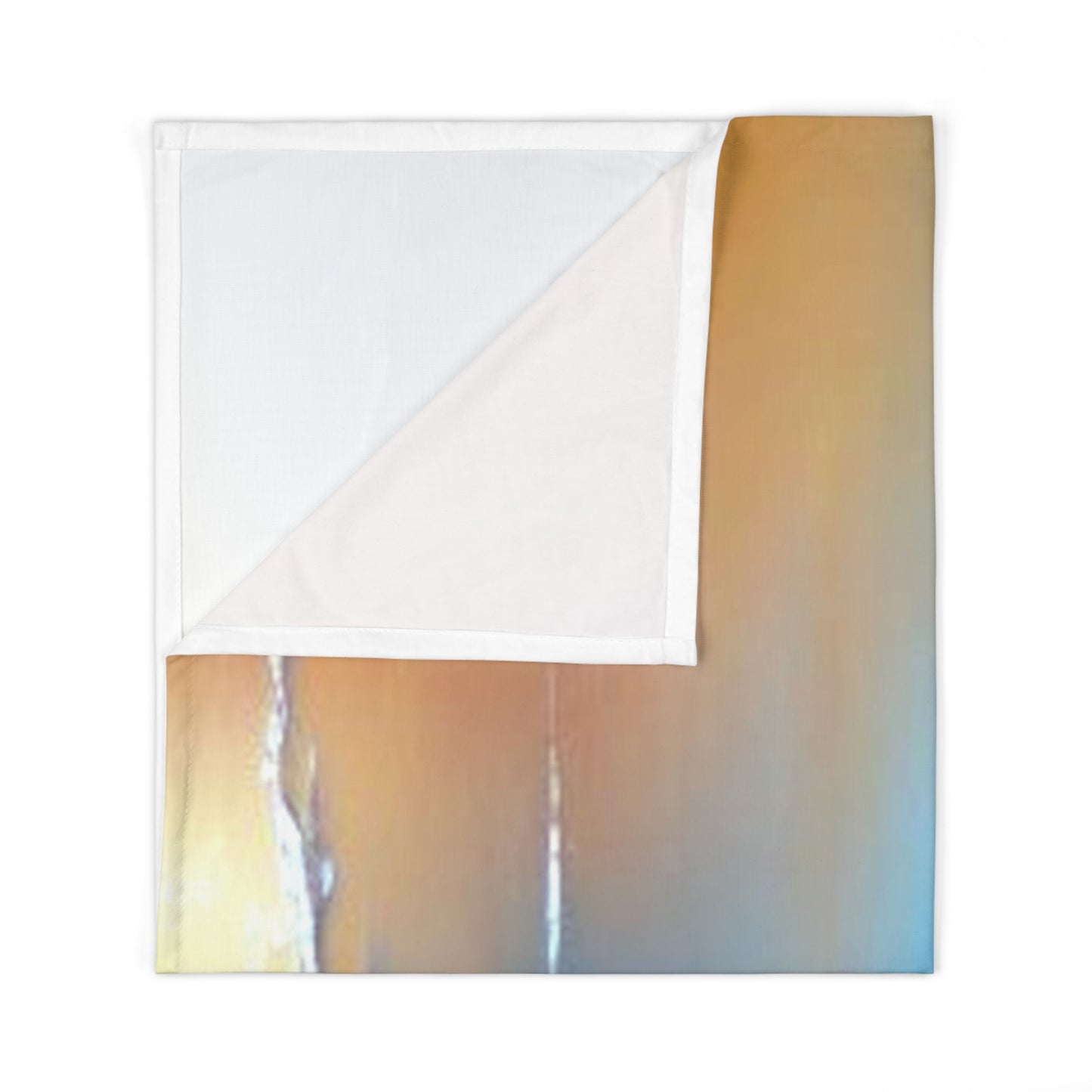 Blue Sea Red Orange Fog Baby Swaddle 30″×40″ Blanket