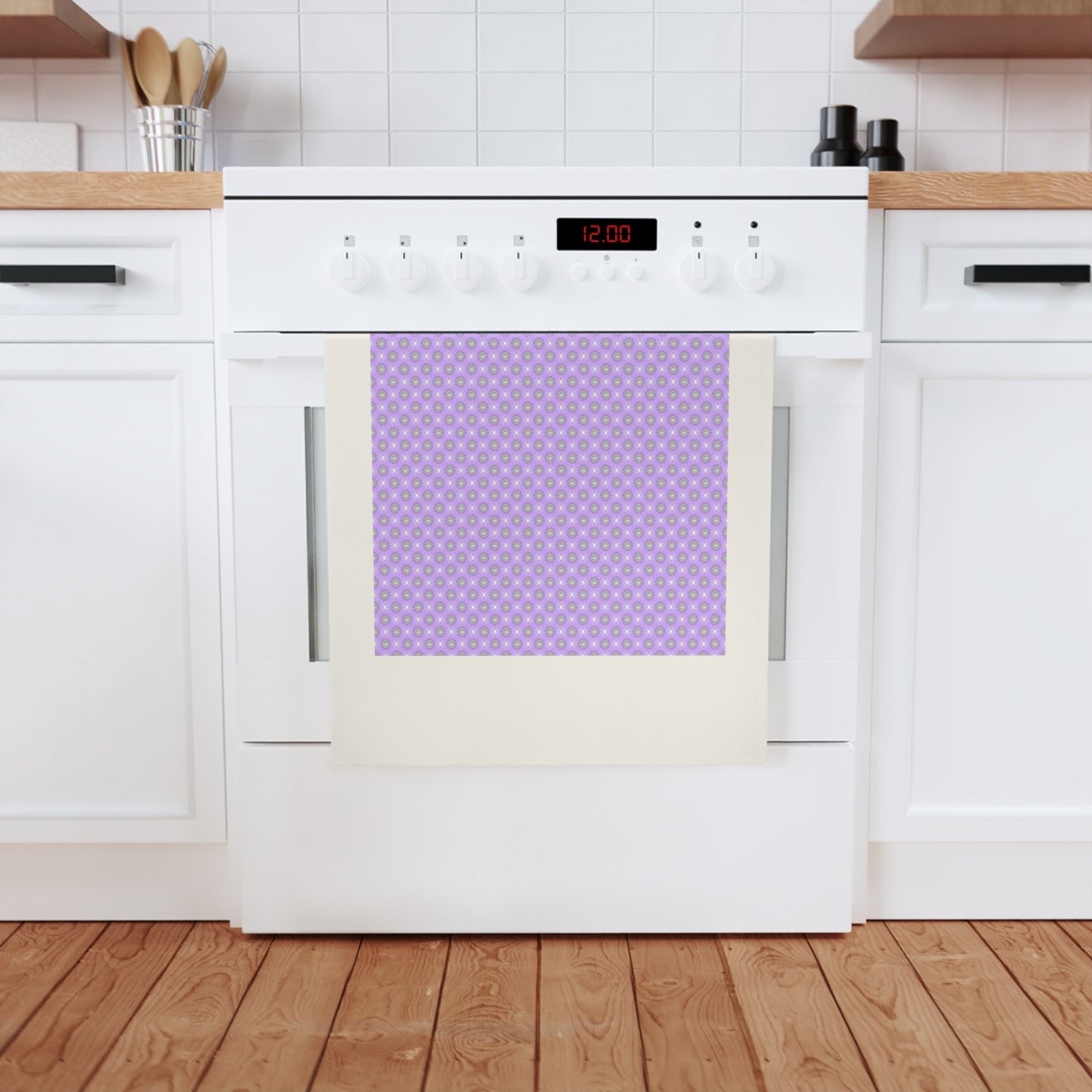Lavender Star-crossed Bodies Cotton Tea Towel 19.6" x 27.5"