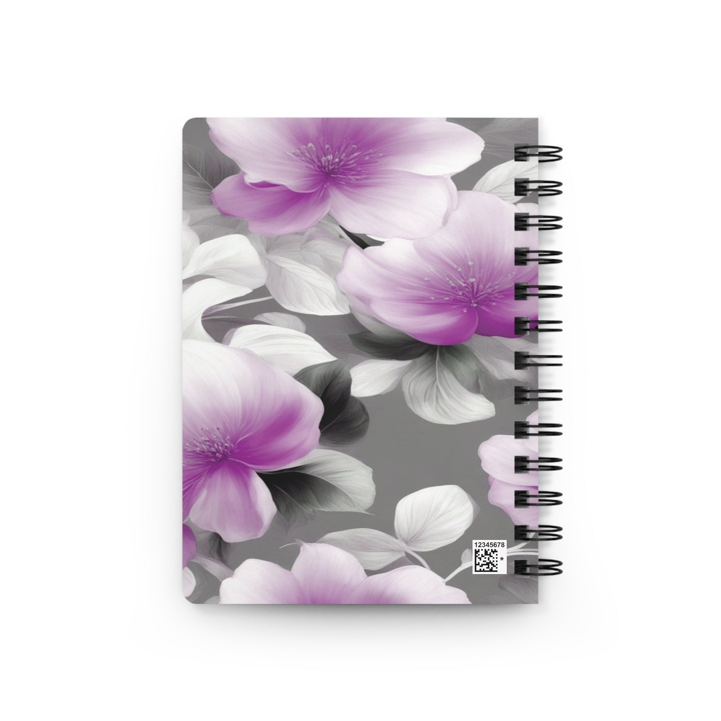 Purple Blossom Floral Bunch Bound Journal, 5" x 7" 150 pages