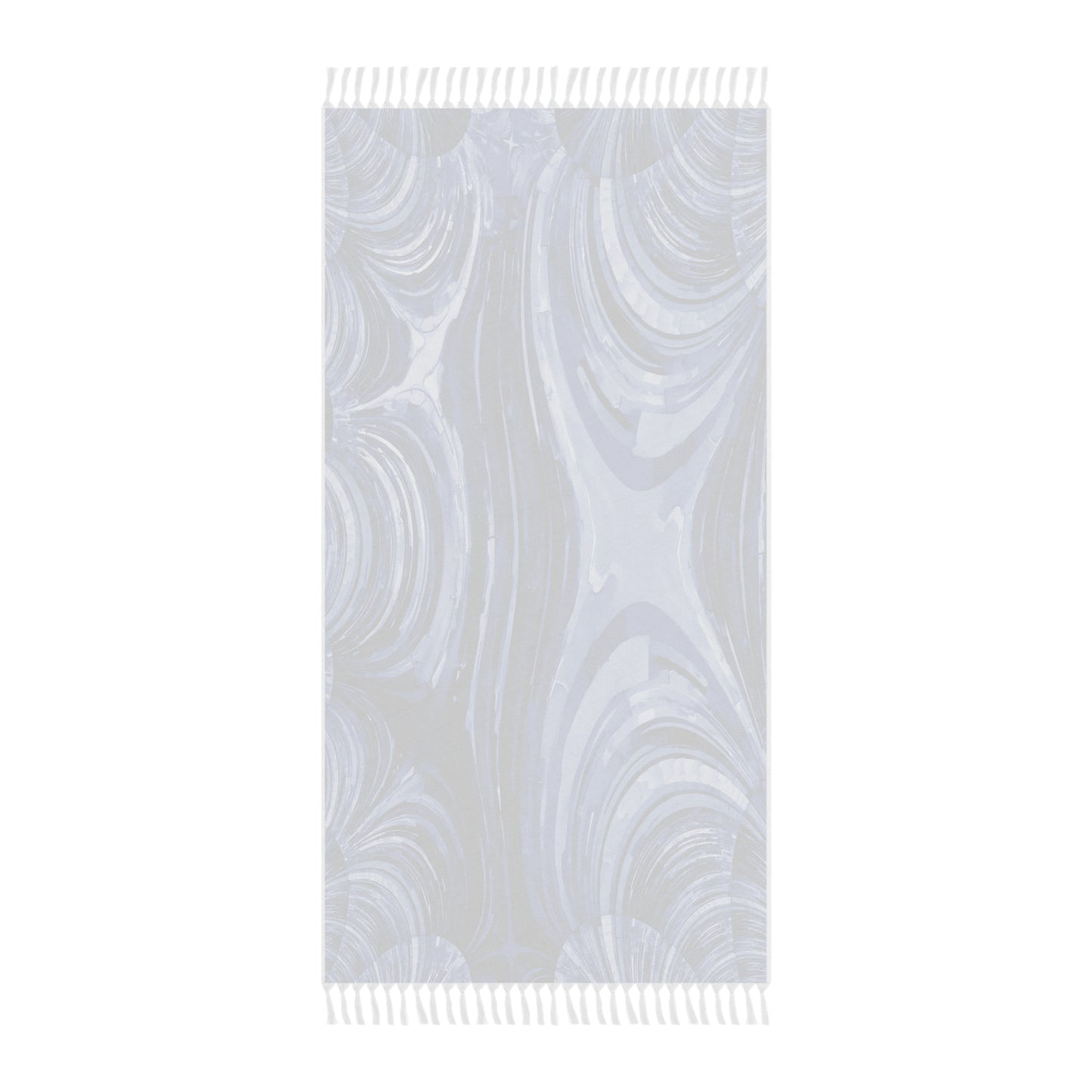 Uzi Spiral Deep Blue 38" × 81" Boho Beach Cloth