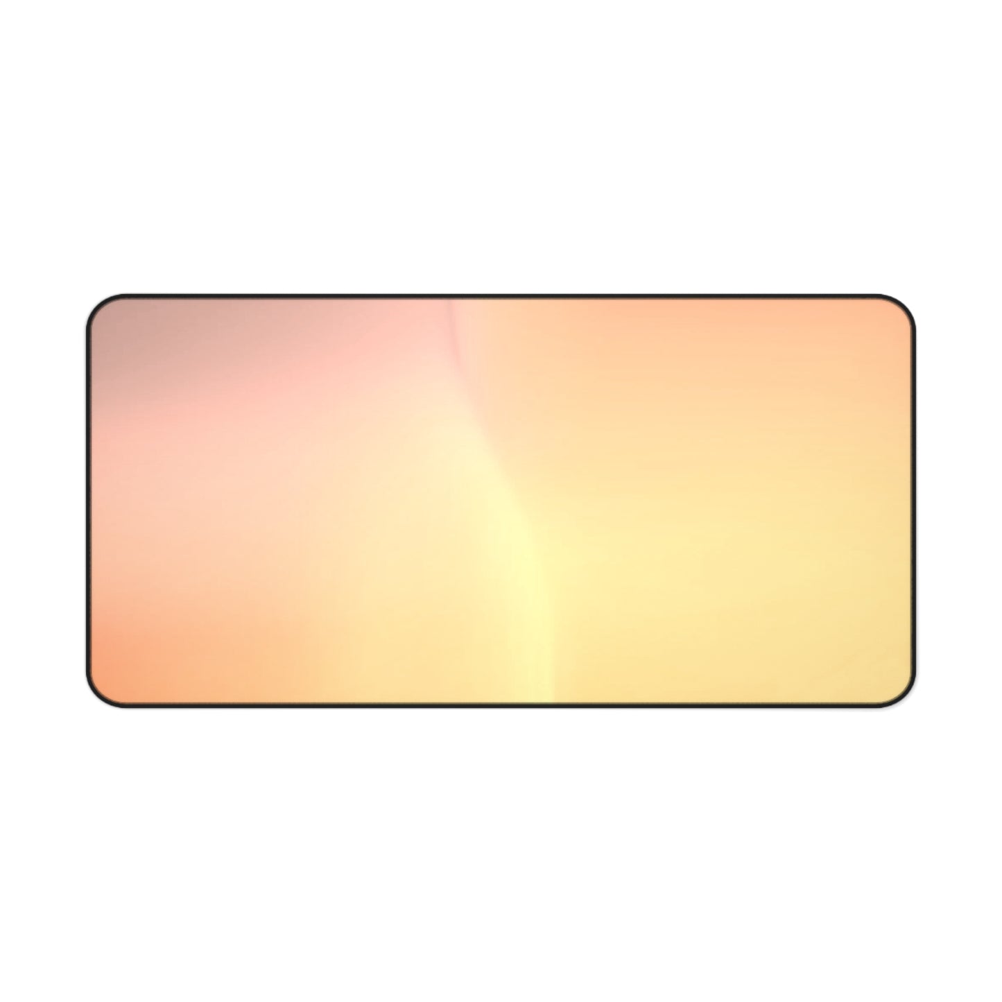 Hot Peach Fade 16" x 32" Desk Mat
