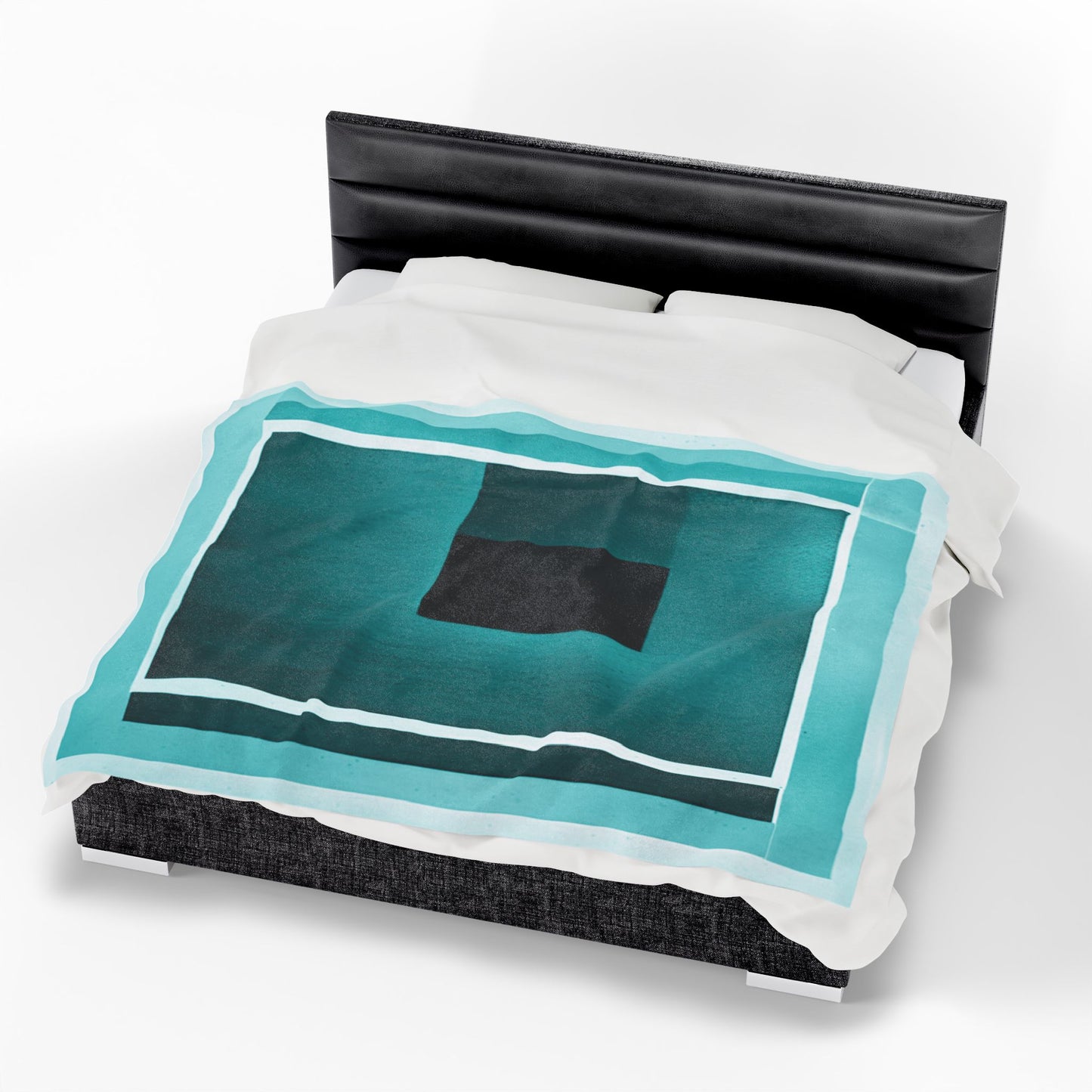 Tif Shadow Velveteen Plush Blanket, 60" x 80"